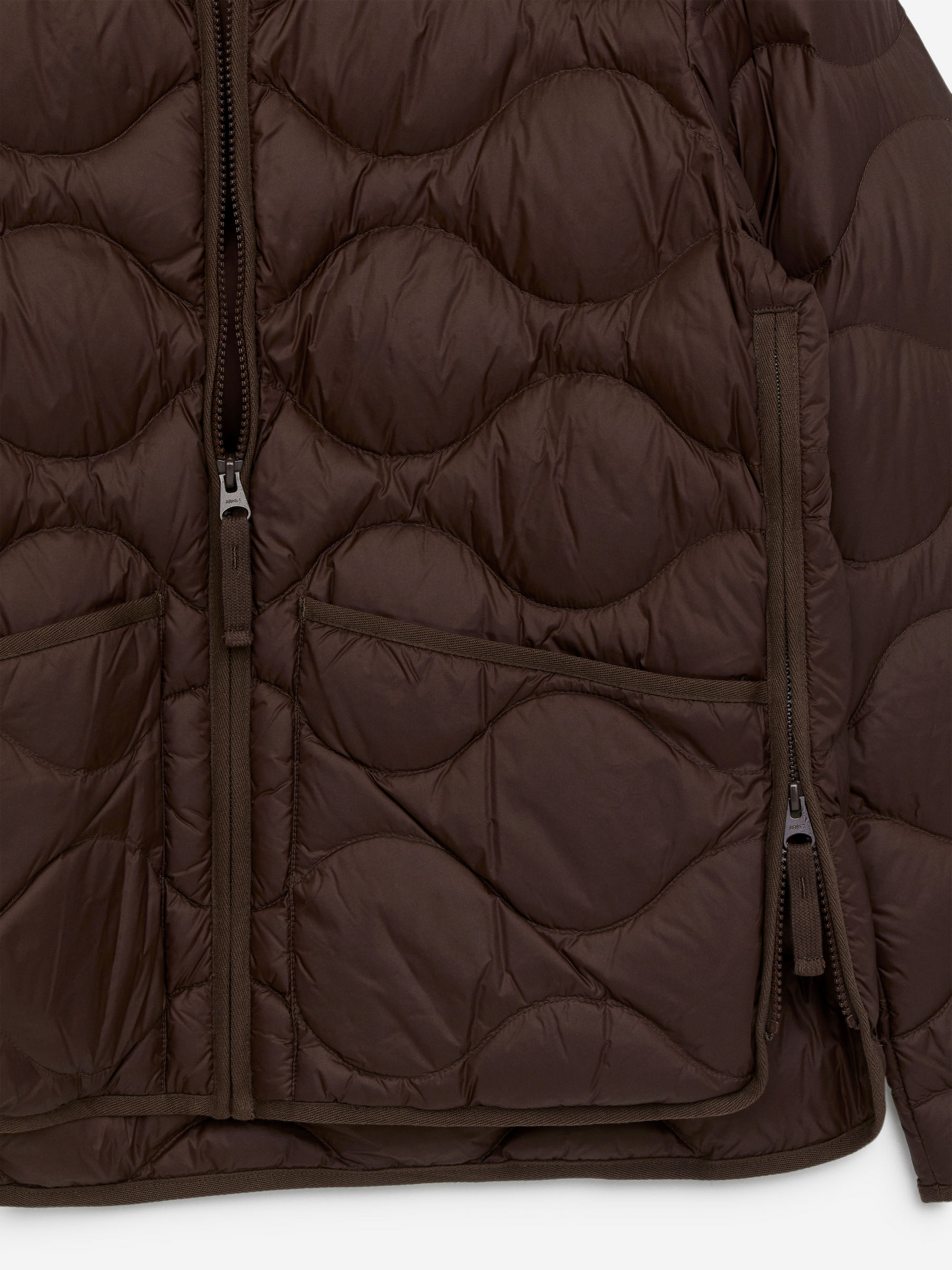 2-in-1 Upcycled Down Liner Jacket - Brown - Regular fit - Women - StillMedia/DescriptiveDetail - 1