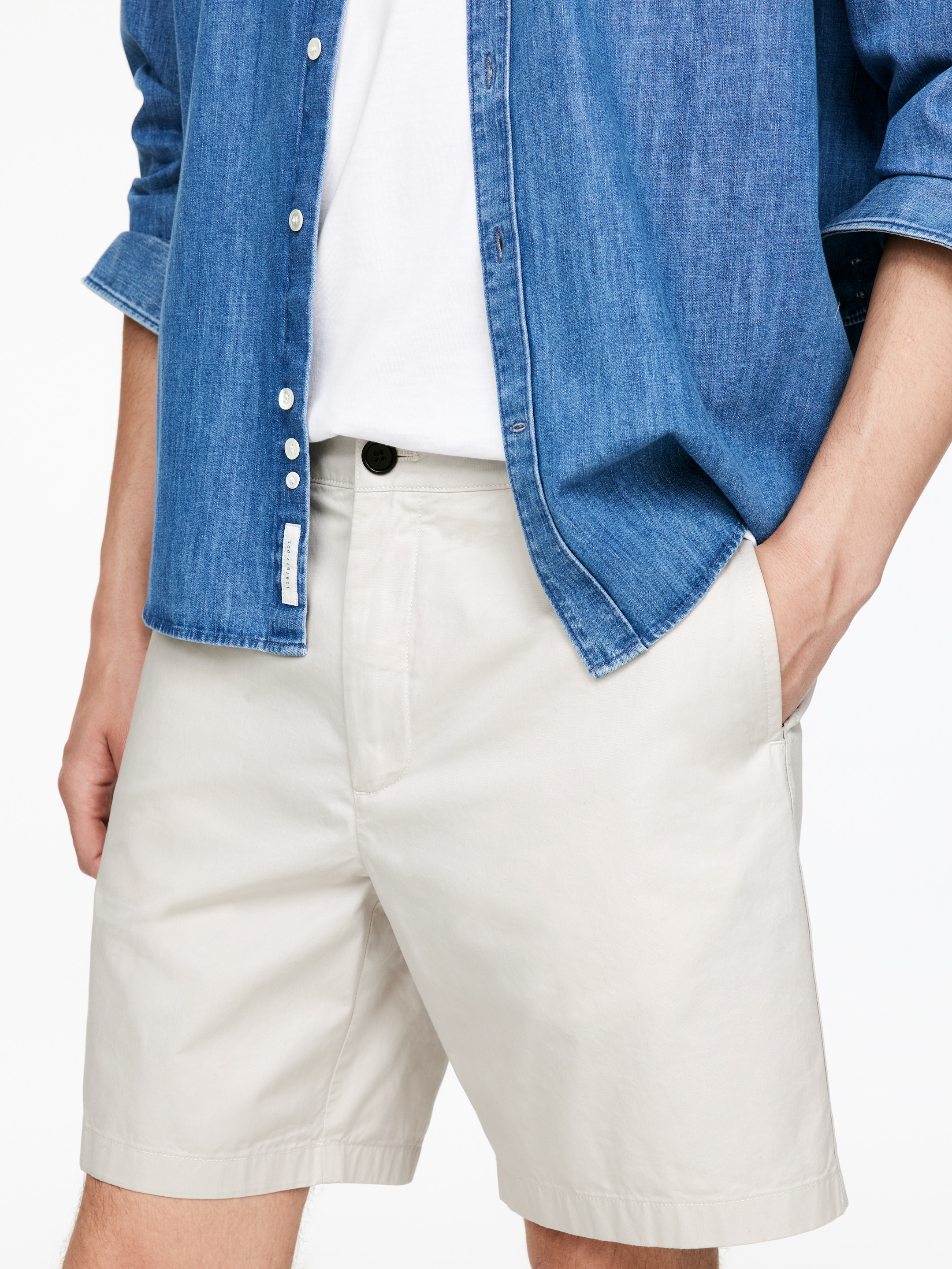 Zobacz większy obraz: Cotton Shorts - Jasny beż - ON | H&M PL 4