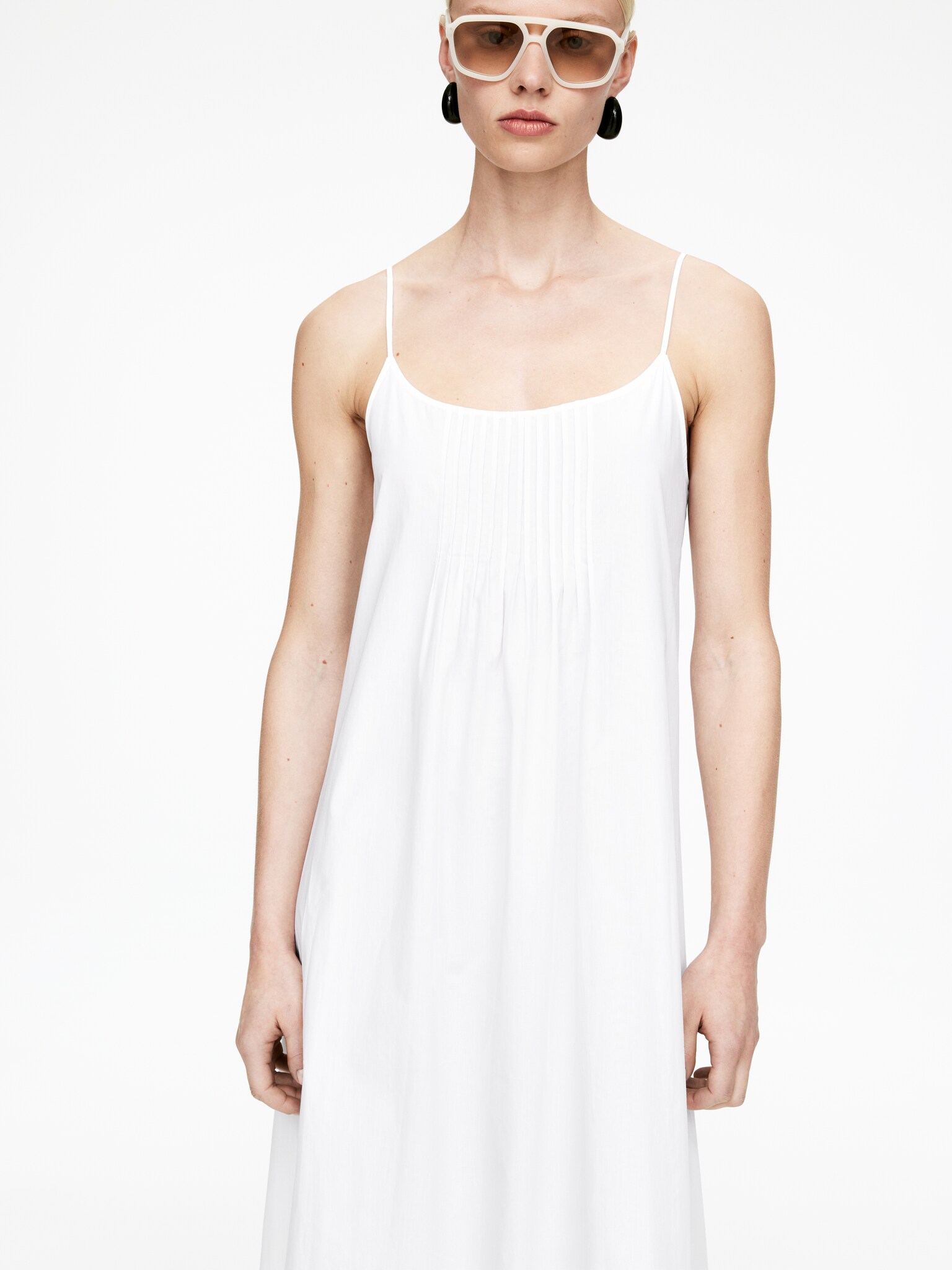Robe à nouer dans le dos - Blanc - 4