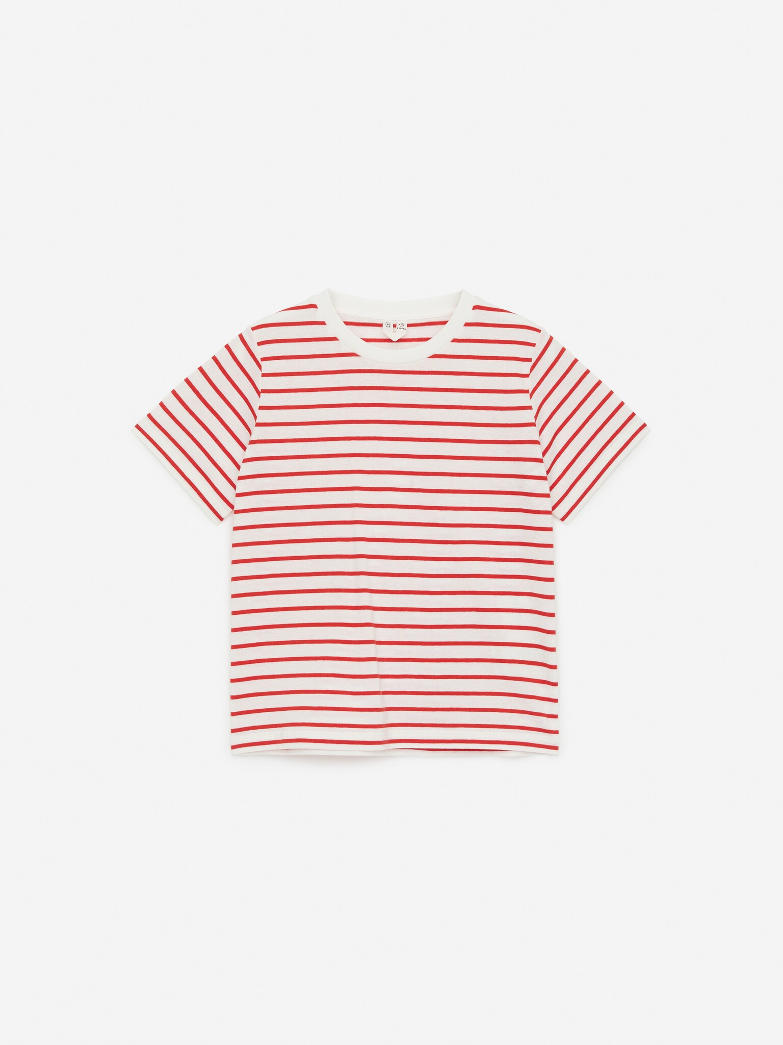 T-shirt w paski - Czerwony/Biały/Niebieski/biały/Żółty/biały