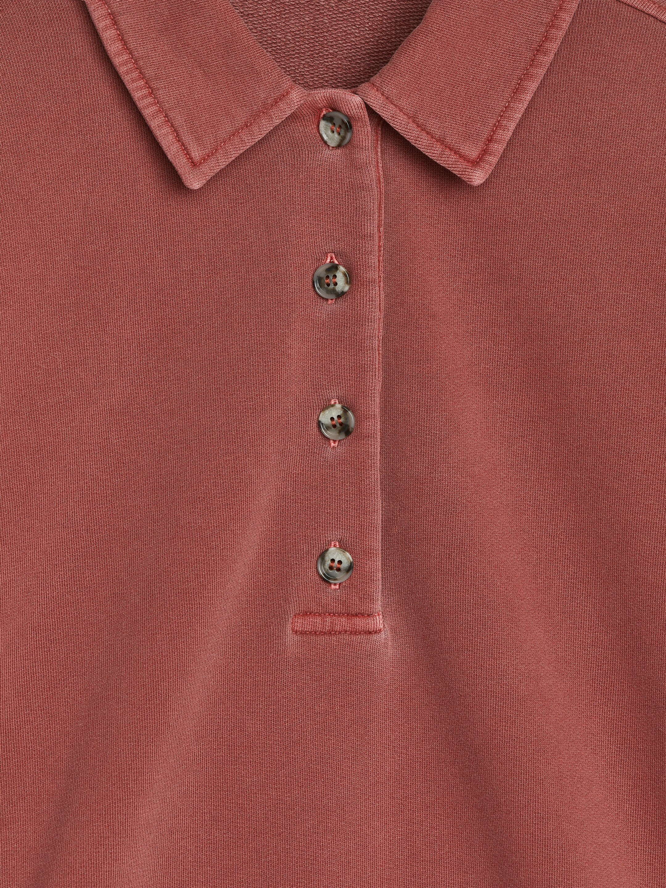 Ver imagen más grande: Polo de rizo francés - Burdeos desteñido - MUJER | H&M ES 2