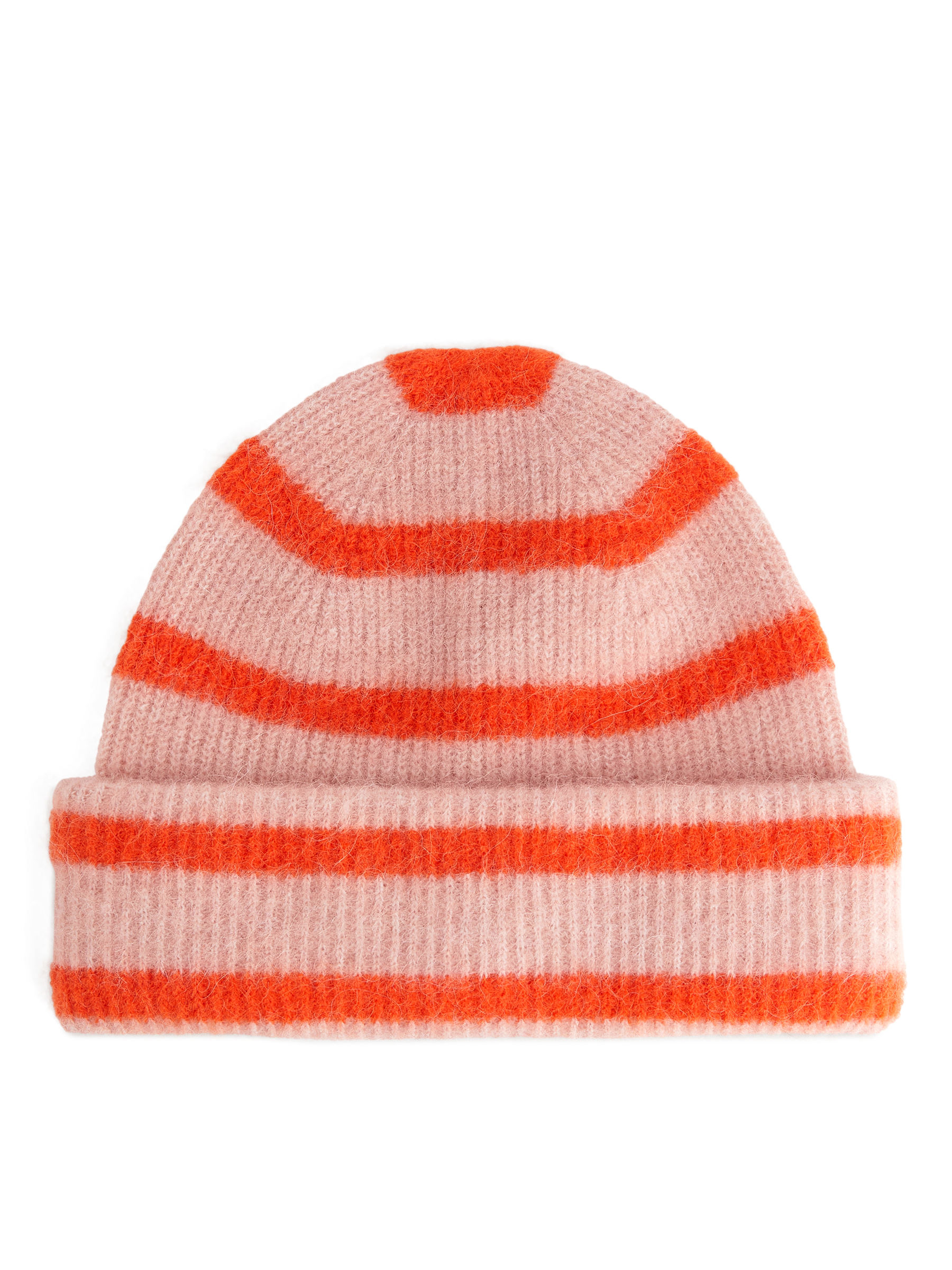 Beanie aus Alpakawolle und Wolle - Rosa/Orange - Kinder - StillMedia/DescriptiveStillLife - 1