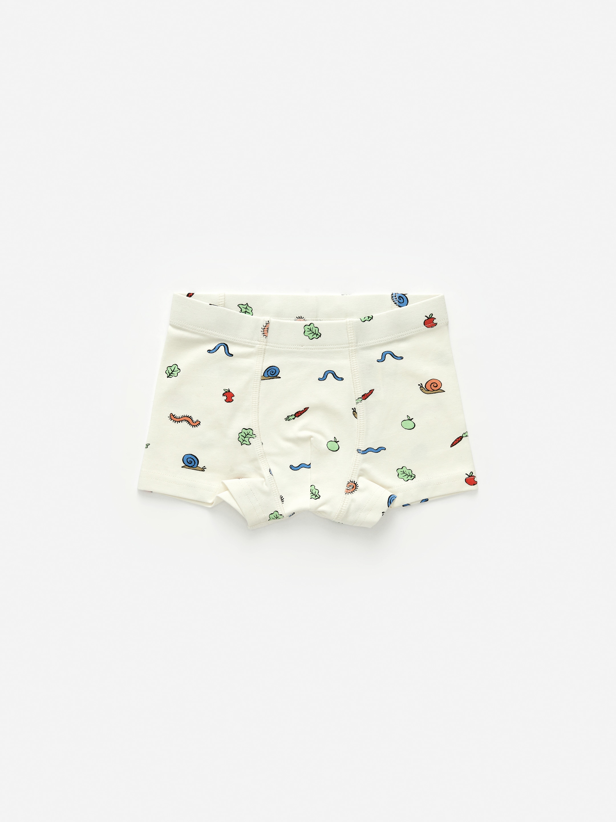 Ver imagem maior: Boxers de jersey - Branco-sujo/Estampado jardim - CRIANÇA | H&M PT 3