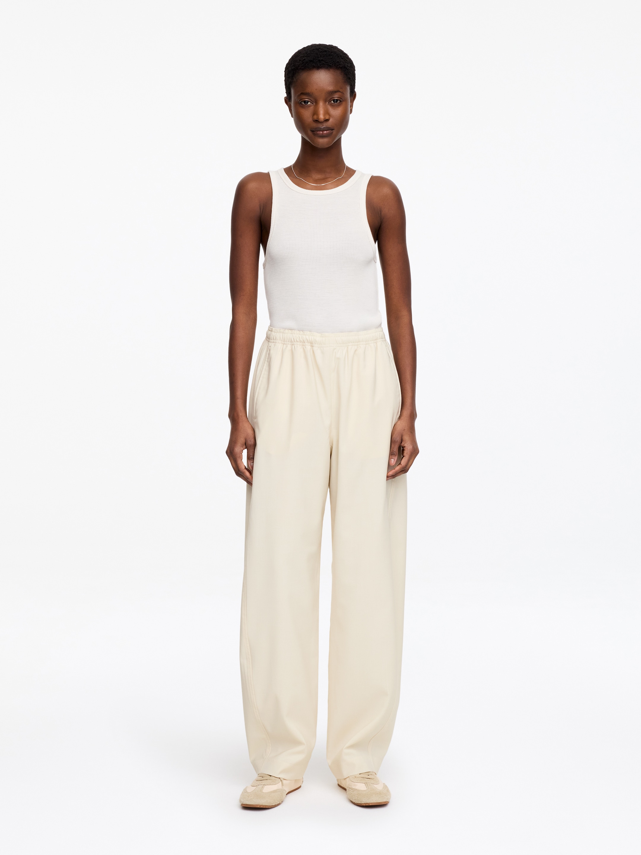 Relaxed Trousers-#E1DCC6-18262