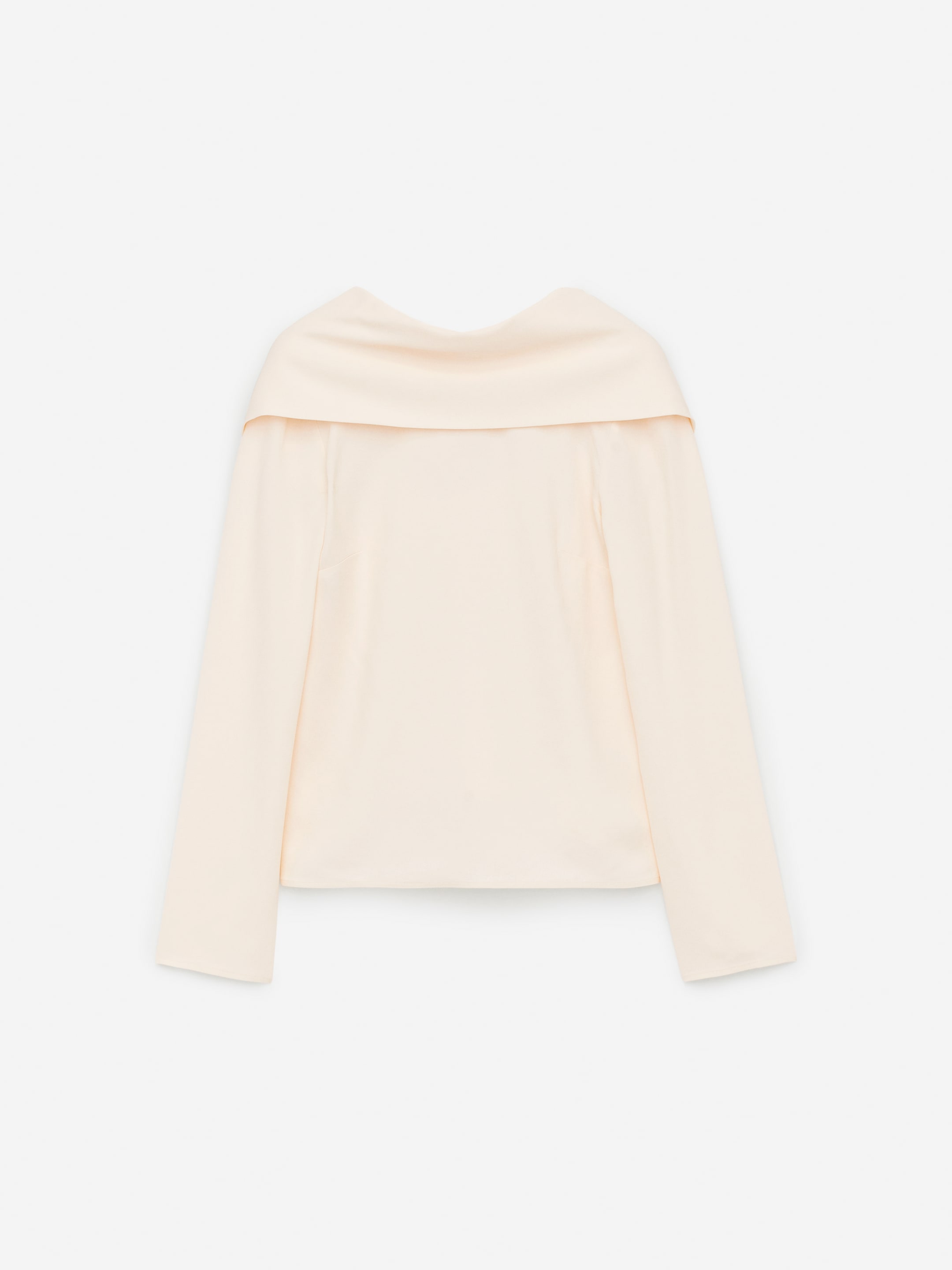 Top con scollo drappeggiato-#fdf3e8-13824
