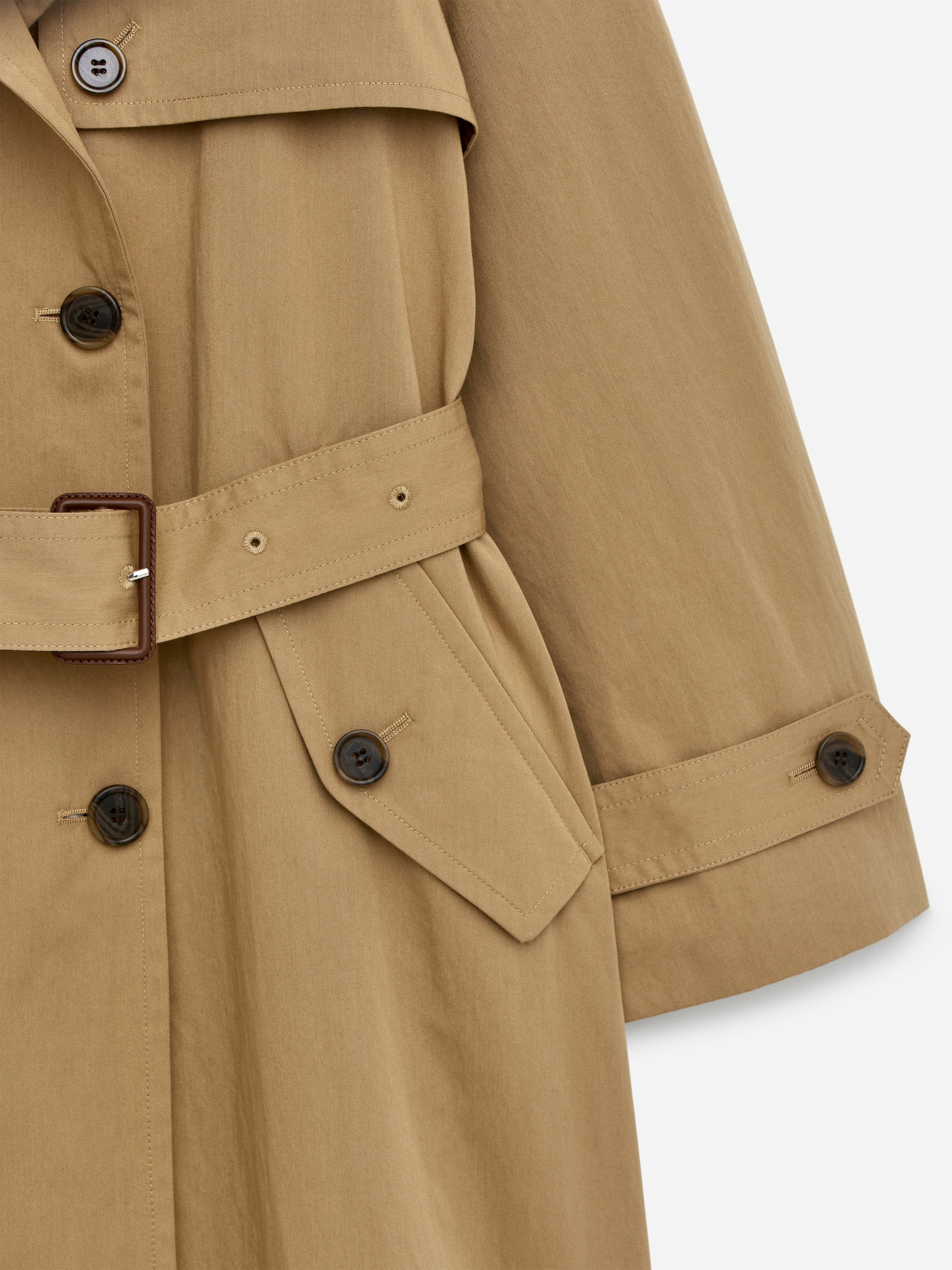 Gabardina 2 en 1 - Beige - Corte holgado - Women - StillMedia/DescriptiveDetail - 3