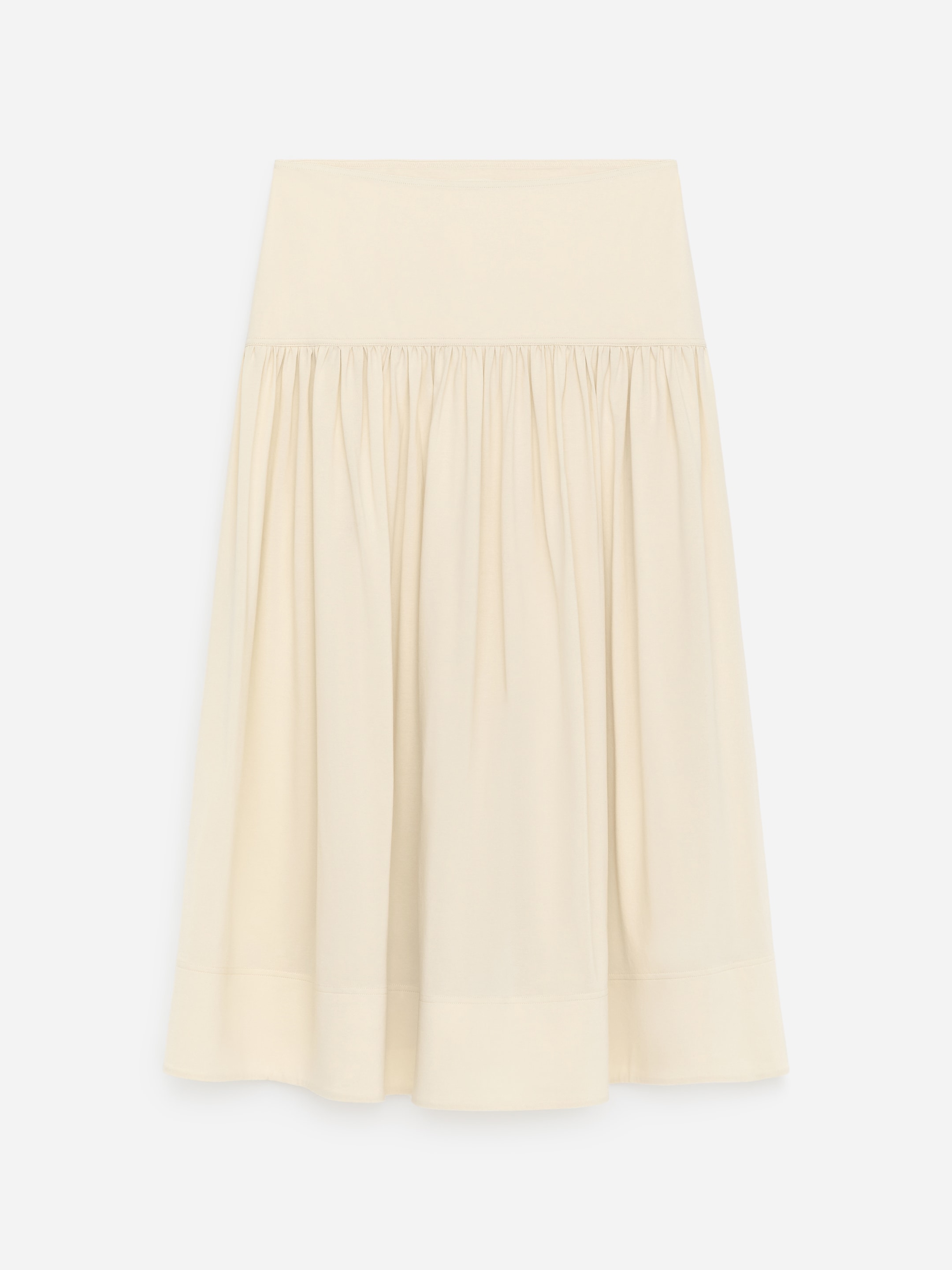 A-Line Midi Skirt - Beige - Regular fit - Women - StillMedia/DescriptiveStillLife - 1
