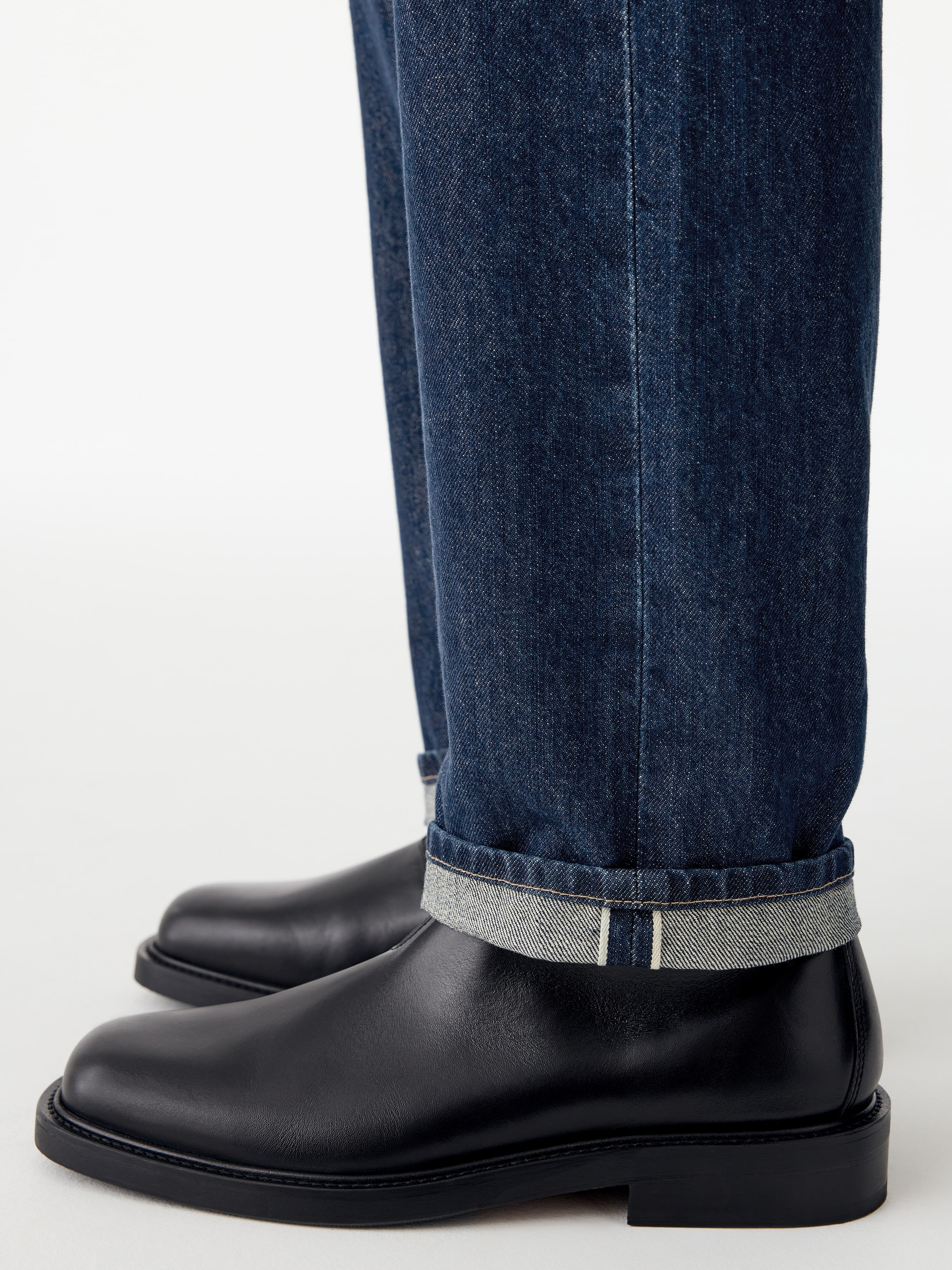 Jean ample selvedge OCEAN - Bleu foncé - Loose fit - men - StillMedia/Lookbook - 7