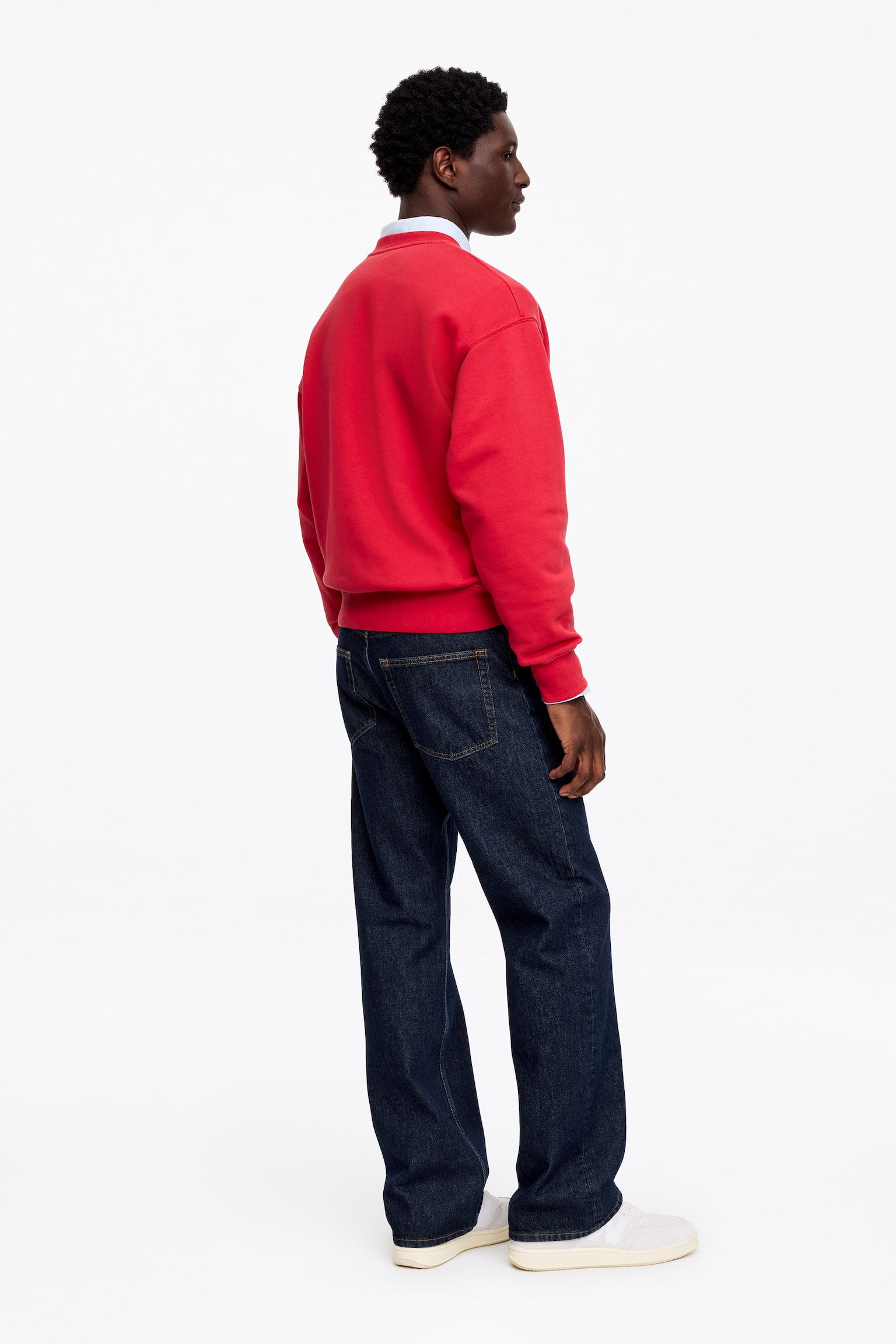 CANYON regular fit bootcut jeans - Donkerblauw/Zwart/Lichtblauw - 4