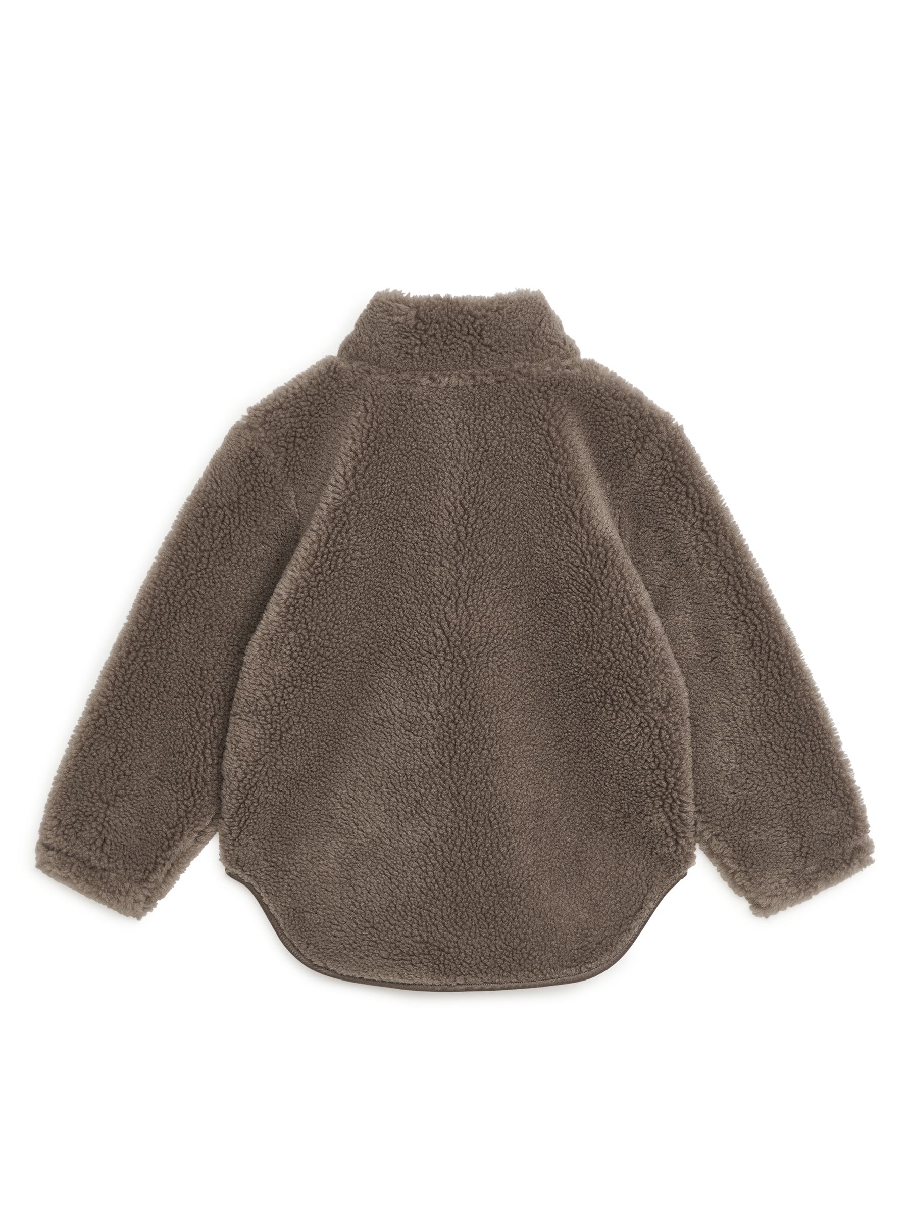 Fleece Jacket – Dark Mole – Children – ARKET NO