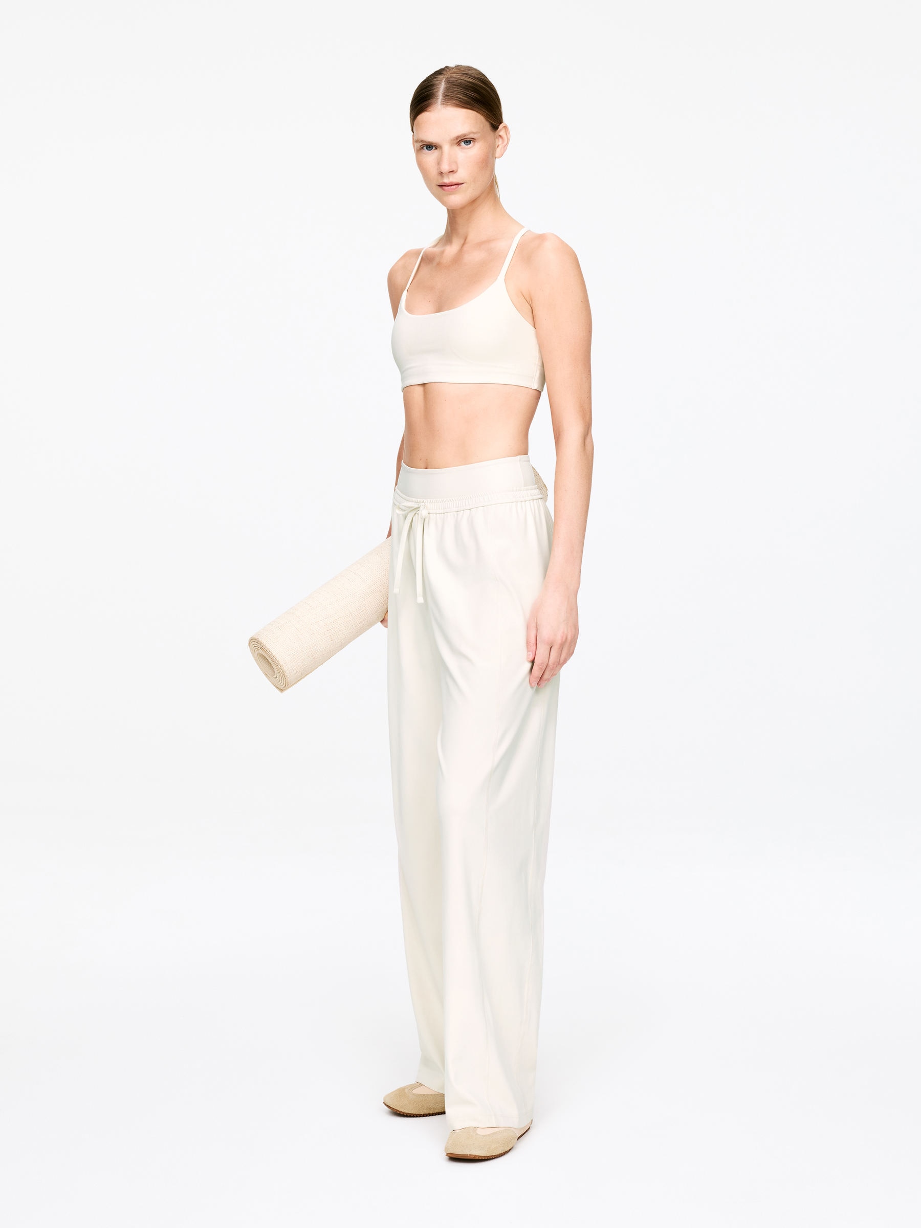 Soft Stretch Bra - White - Slim fit - Women - StillMedia/Lookbook - 2