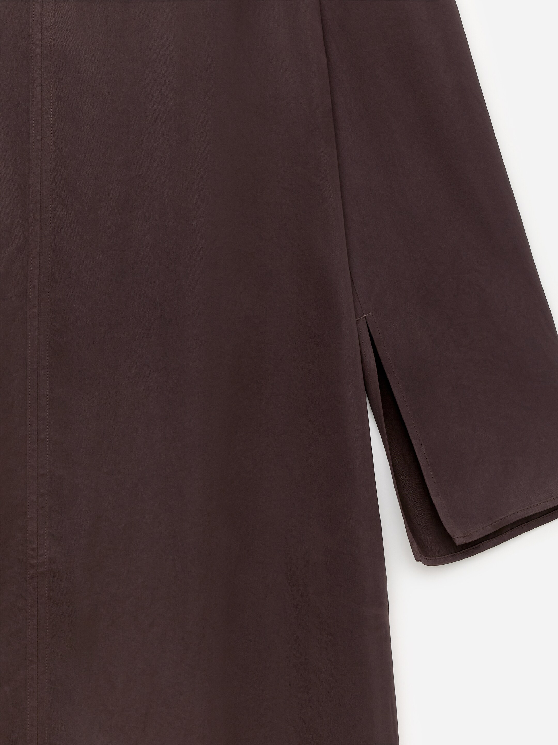 Scoop-Neck Satin Dress - Brown - Slim fit - Women - StillMedia/DescriptiveDetail - 2