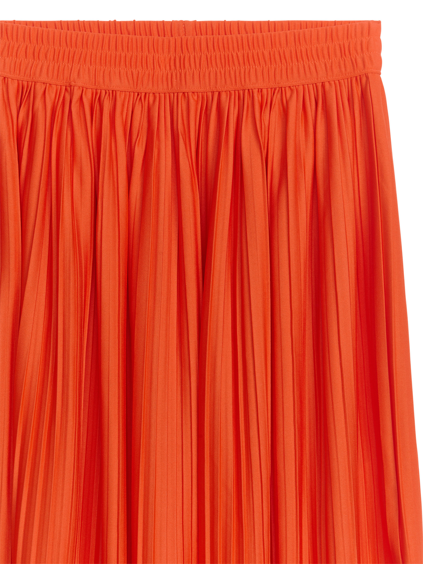 Pleated Midi Skirt - Orange - Regular fit - Children - StillMedia/DescriptiveDetail - 1