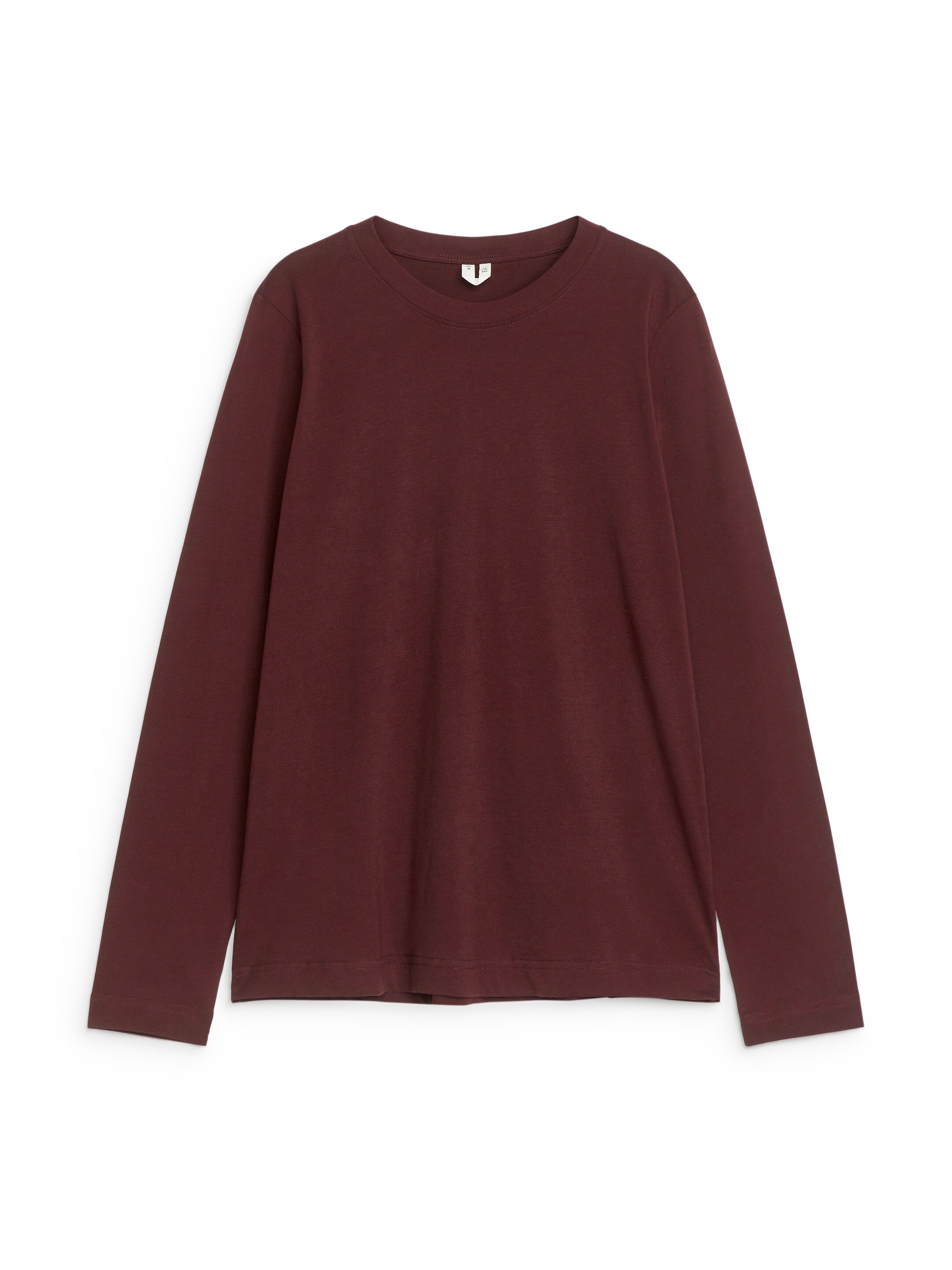 Zobacz większy obraz: T-shirt z długim rękawem IRIS - Ciemnoczerwony - ONA | H&M PL 1