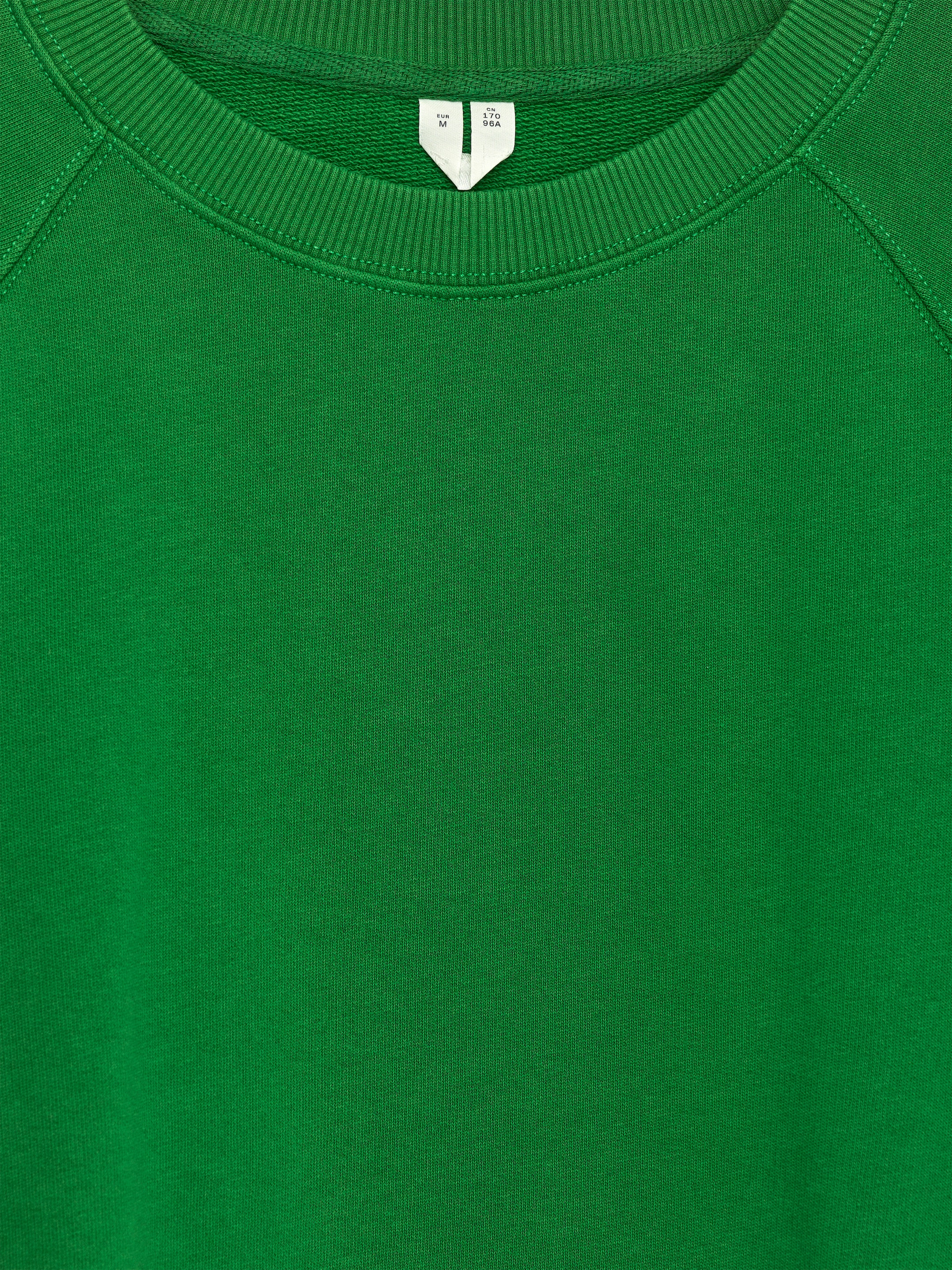 Terry Sweatshirt - Green - Regular fit - Women - StillMedia/DescriptiveDetail - 1