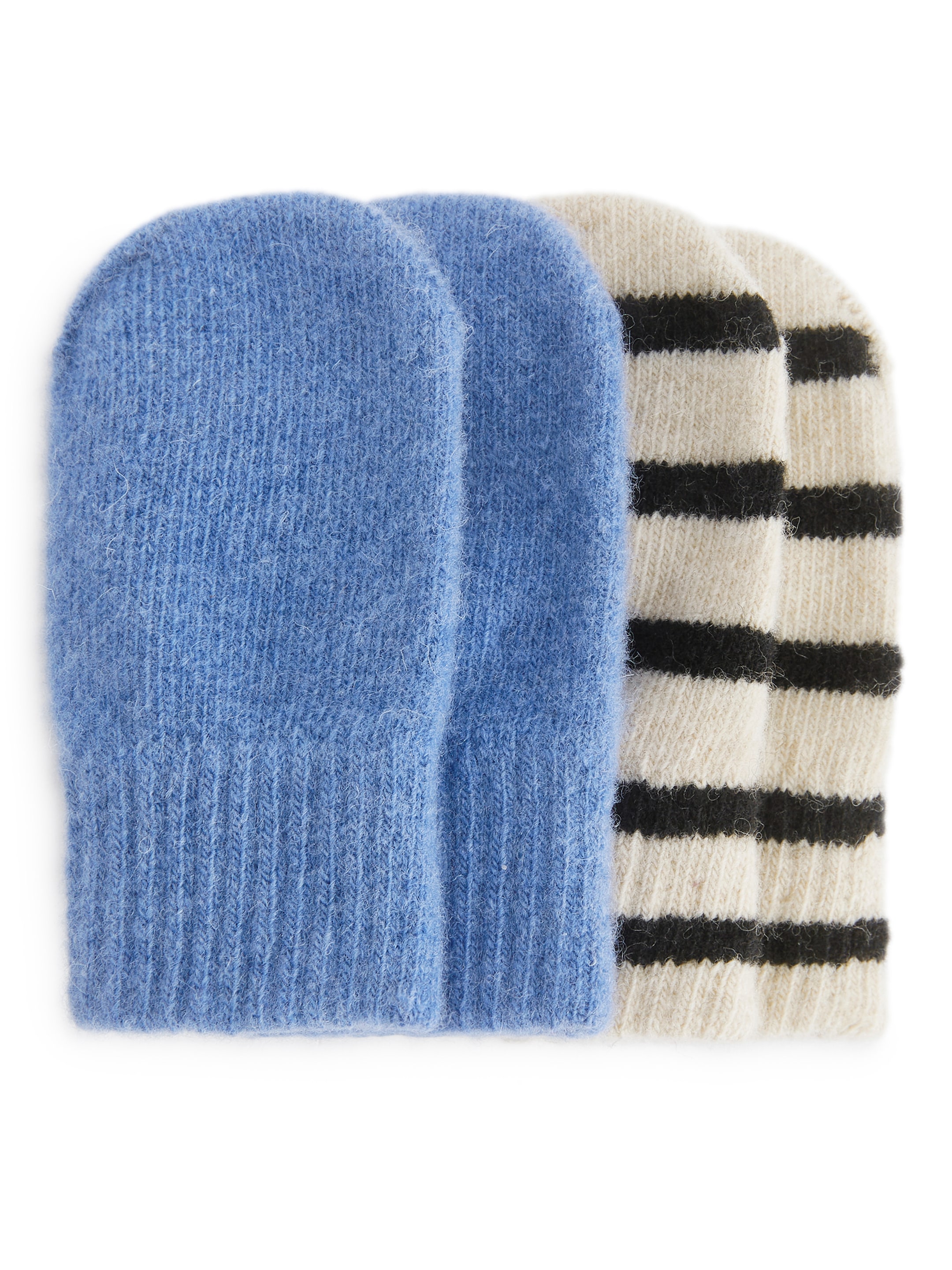 Babyvantar i ull - Blå/off-white - Children - StillMedia/DescriptiveStillLife - 1