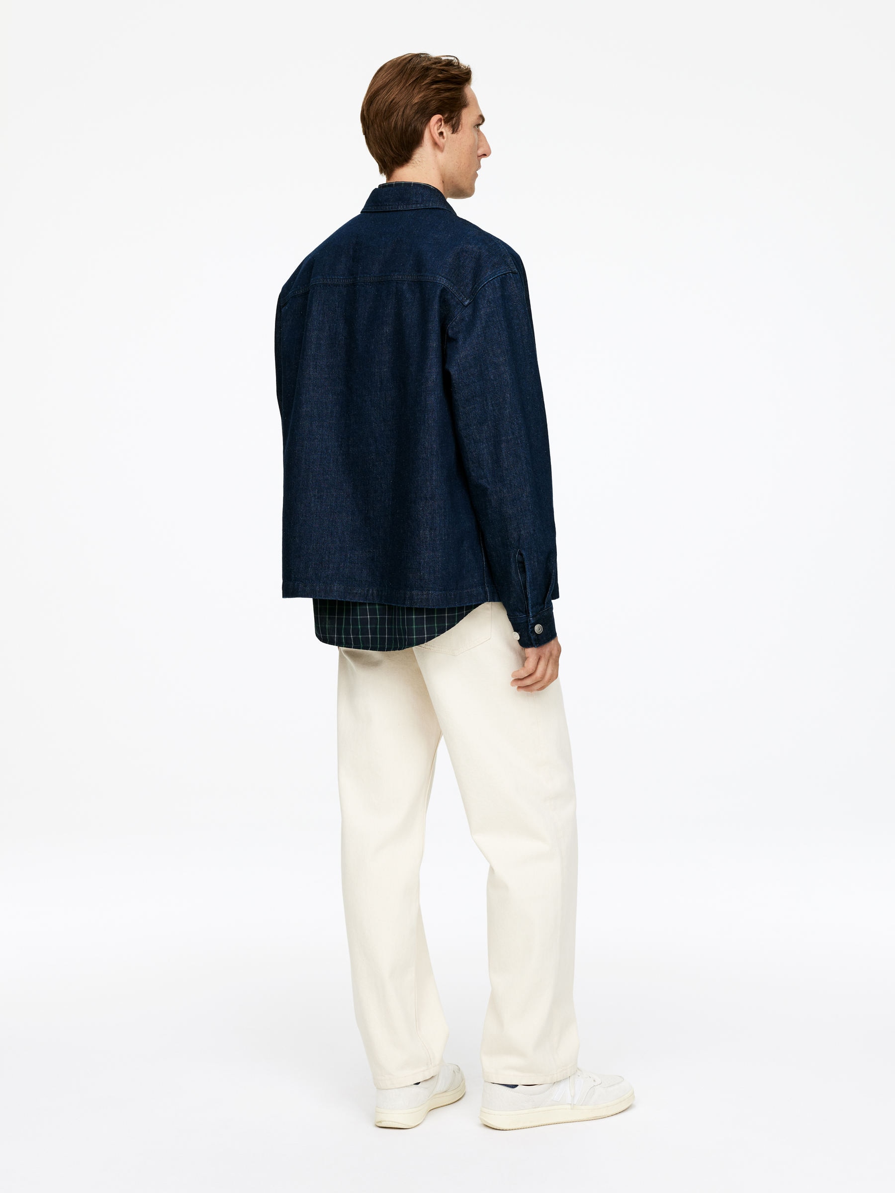 Denim Overshirt - Dark Blue - Relaxed fit - Men - StillMedia/Lookbook - 5