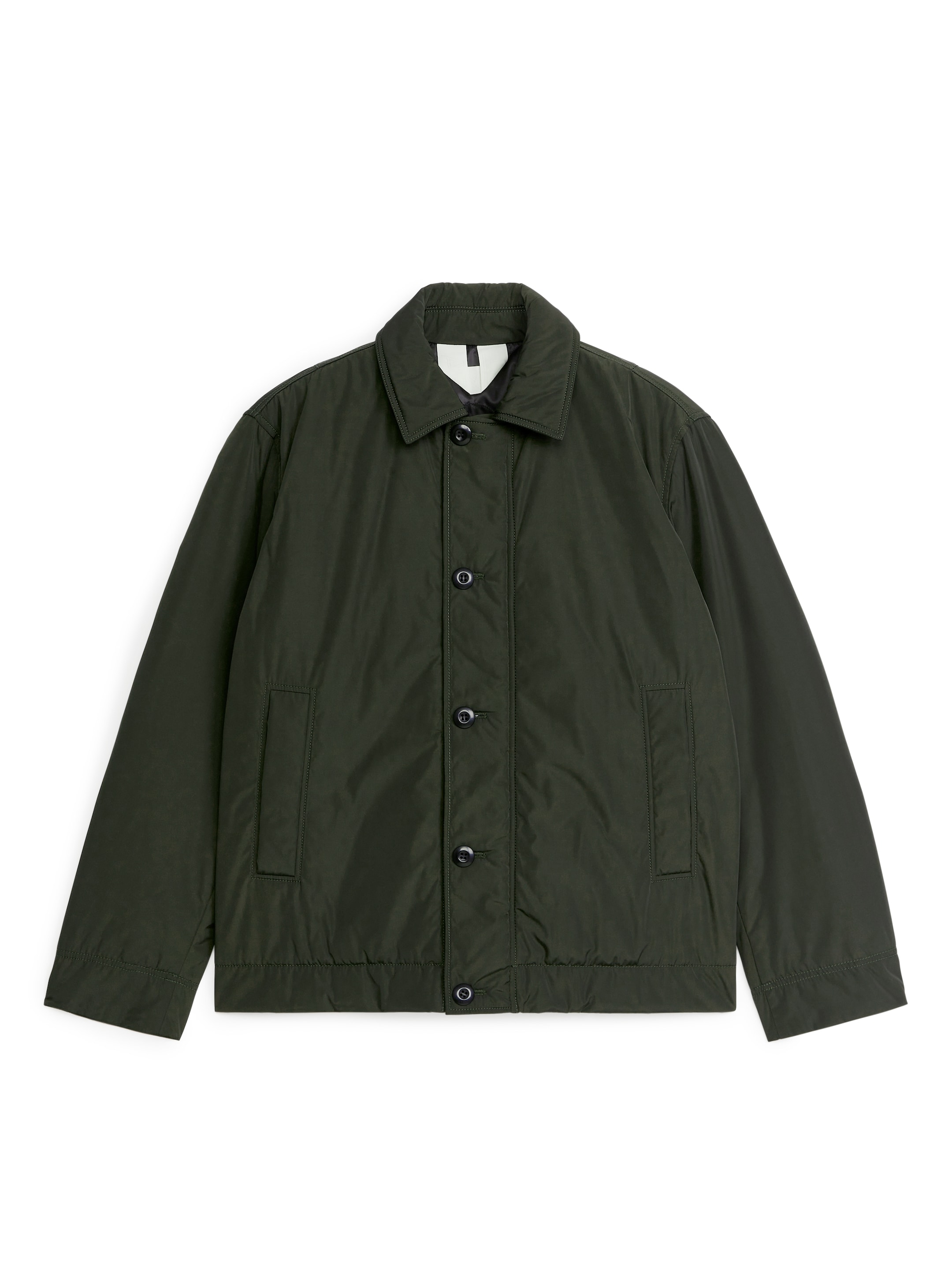 Vadderad jacka - Mörkgrön - Regular fit - Men - StillMedia/DescriptiveStillLife - 1