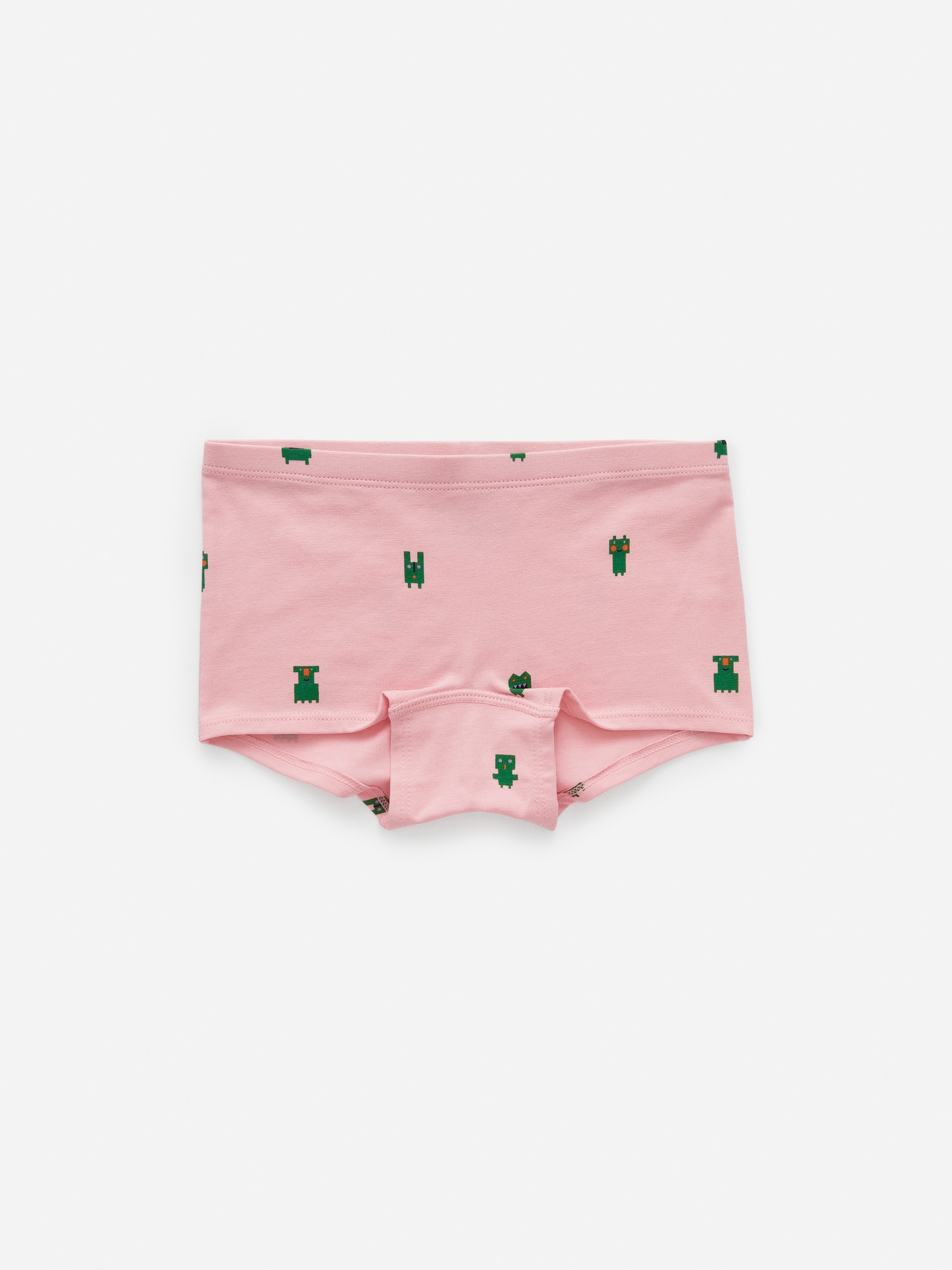 Trosor i bomullstrikå, 3-pack - Grön/rosa/Lila/grön/hjärtan