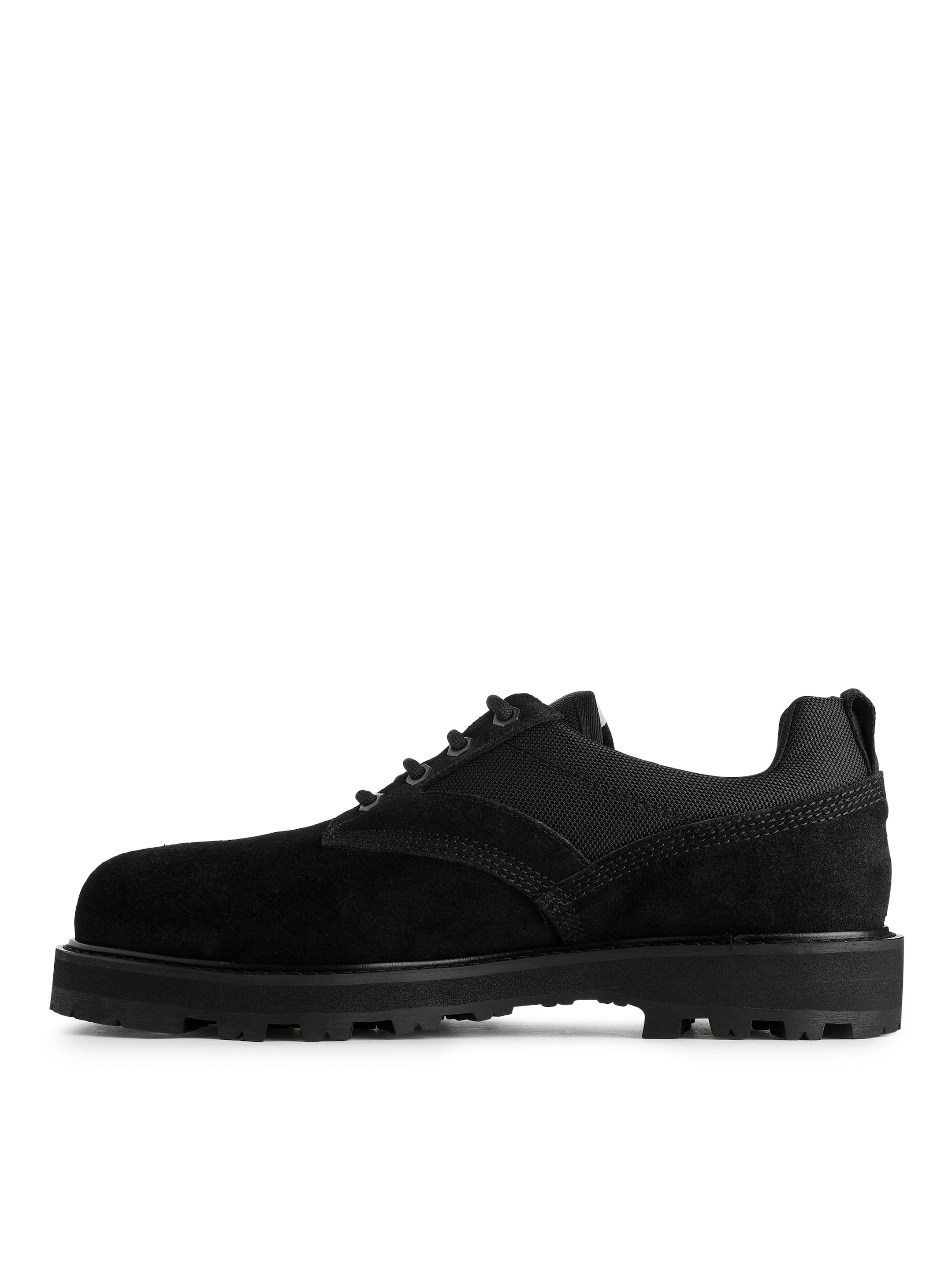 Derbyskor i mocka och VIBRAM® - Svart - Men - StillMedia/DescriptiveStillLife - 4