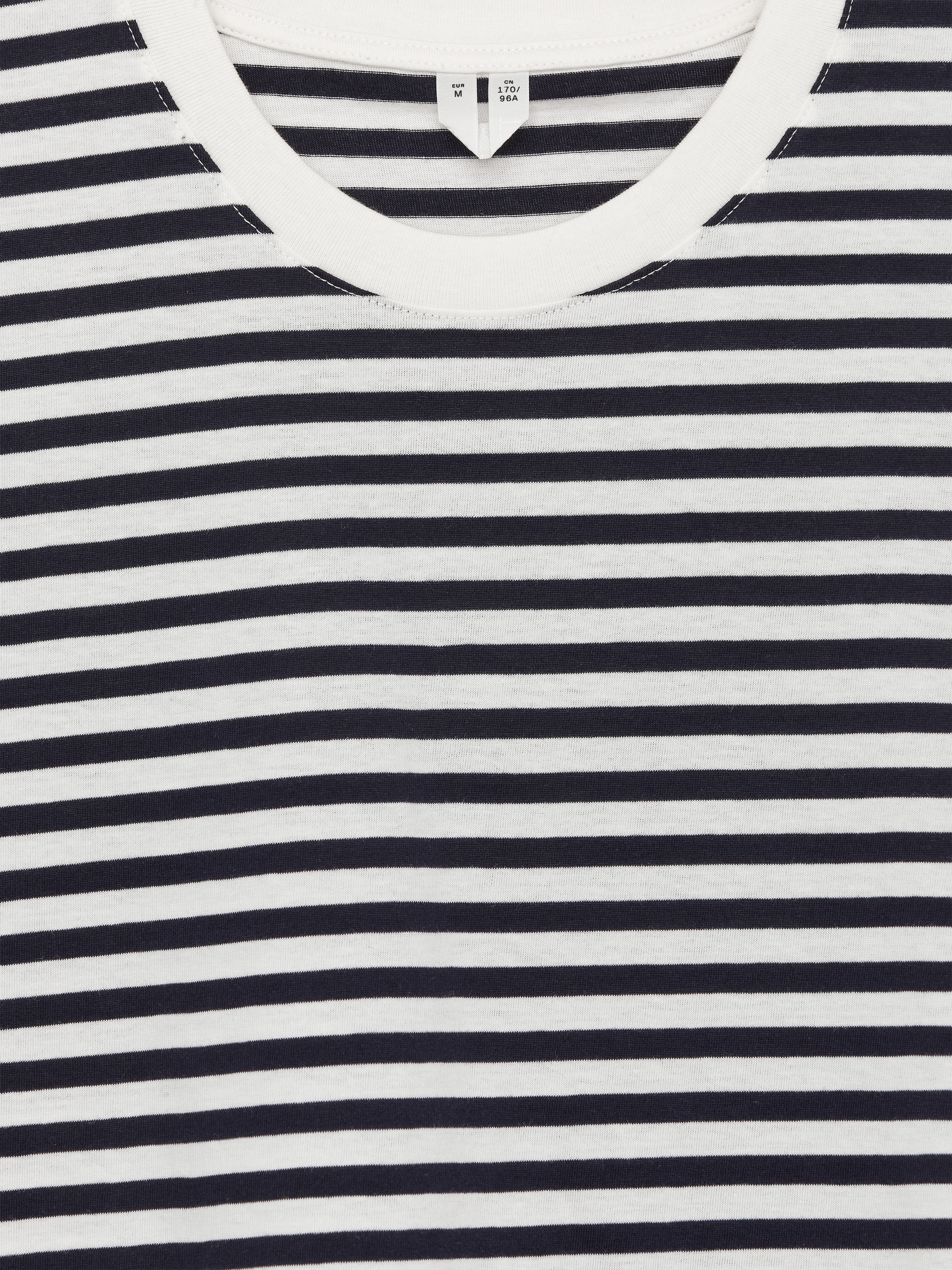 Größeres Bild anzeigen: LILY Charakteristisches T-Shirt - Weiß/Dunkelblau - Ladies | H&M AT 8
