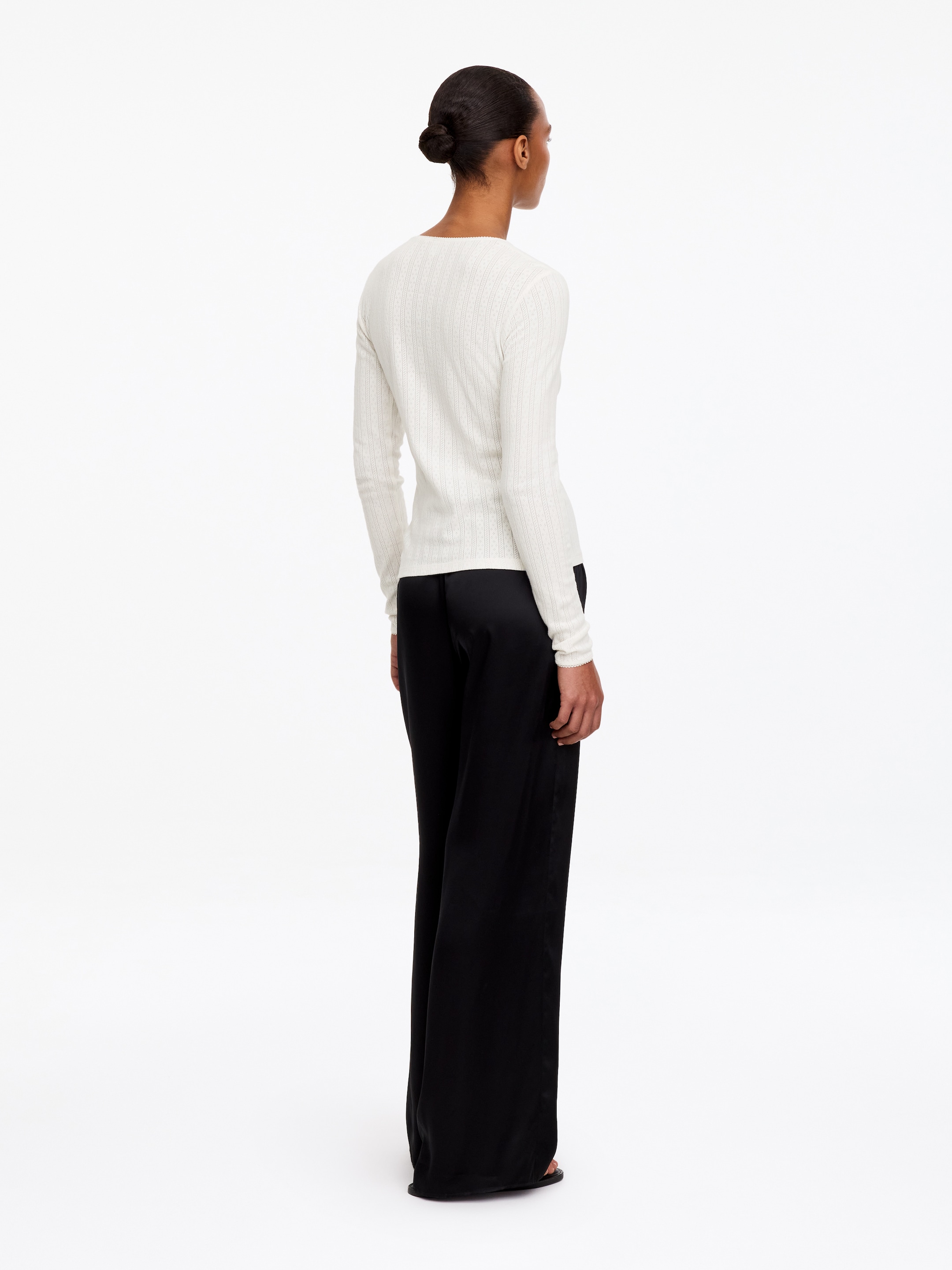 Top con calados - Blanco - Corte ajustado - women - StillMedia/Lookbook - 3