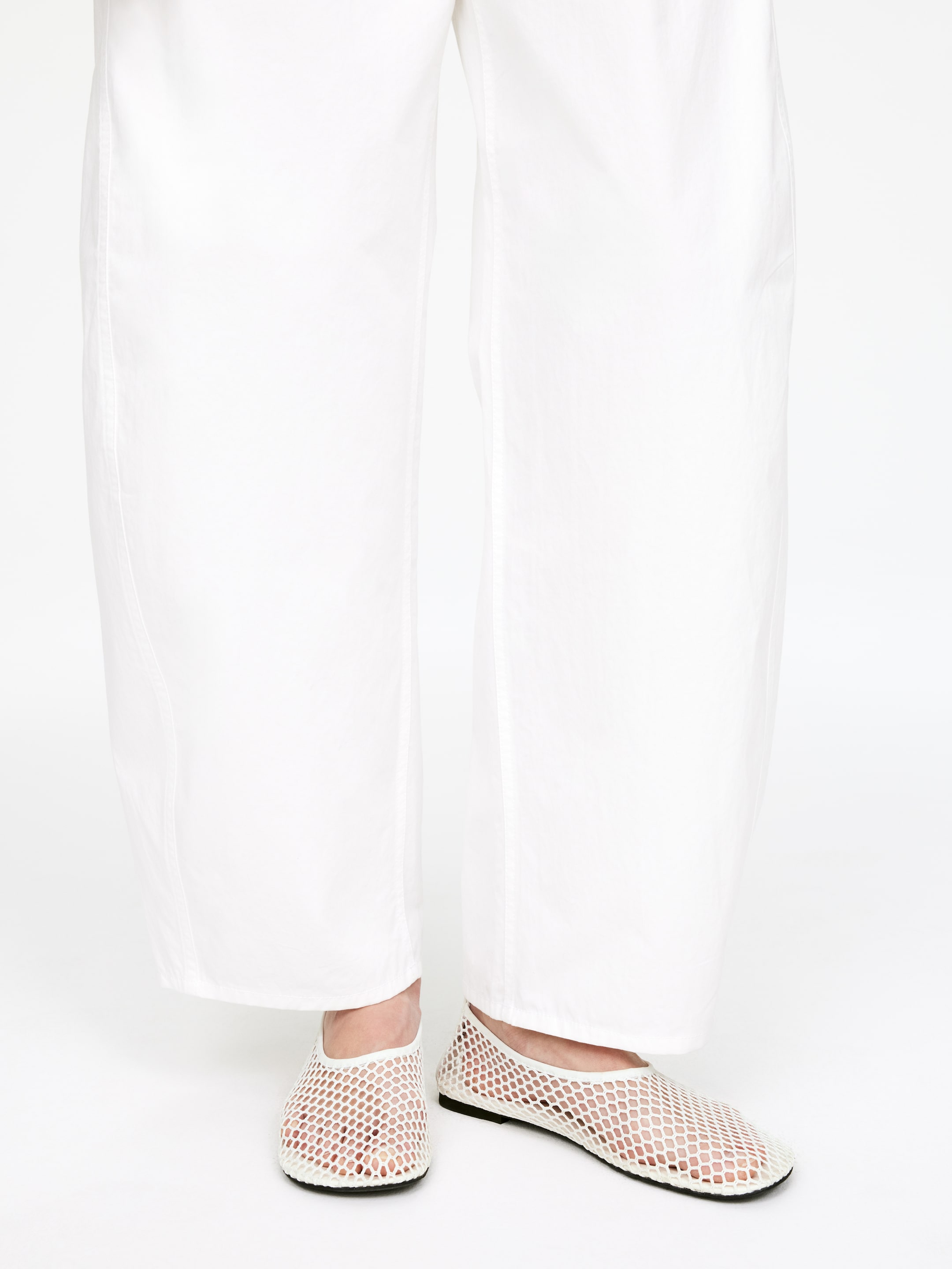View larger image: Fishnet Ballet Flat - White - Ladies | H&M GB 1