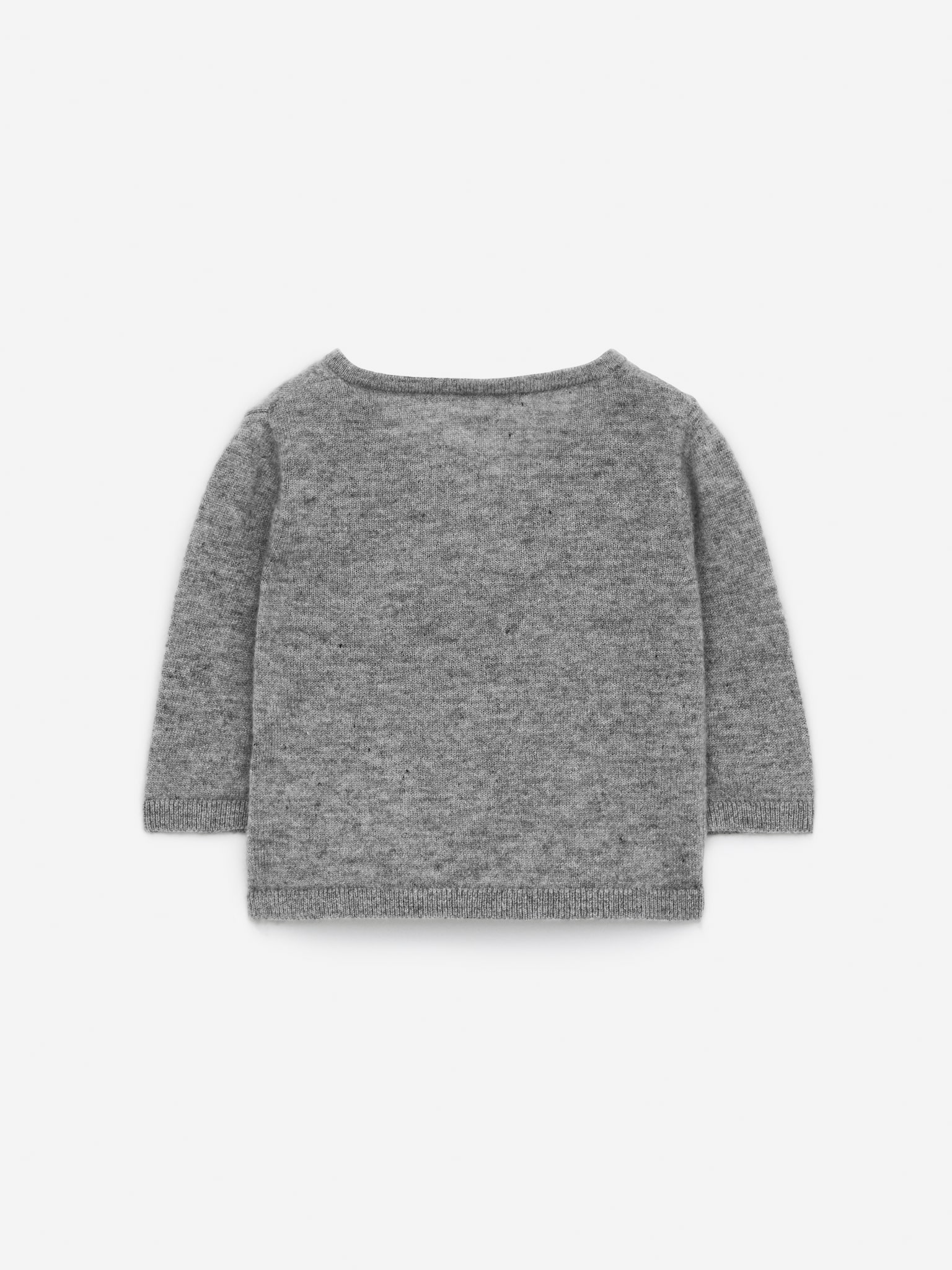 Cardigan en cachemire pour nouveau-né - gris - 2
