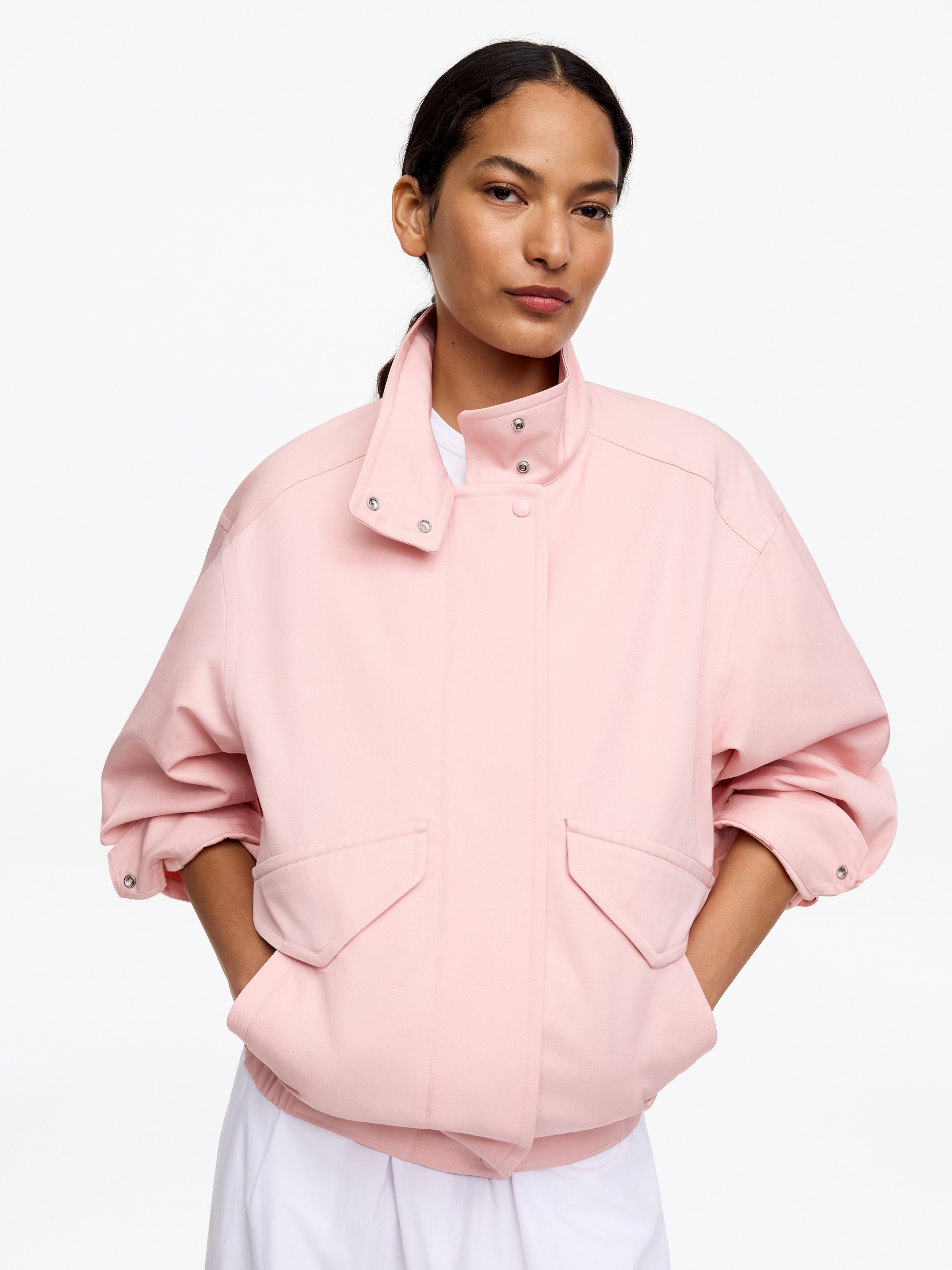 Chaqueta Harrington - Rosa - Oversized - Women - StillMedia/Lookbook - 11