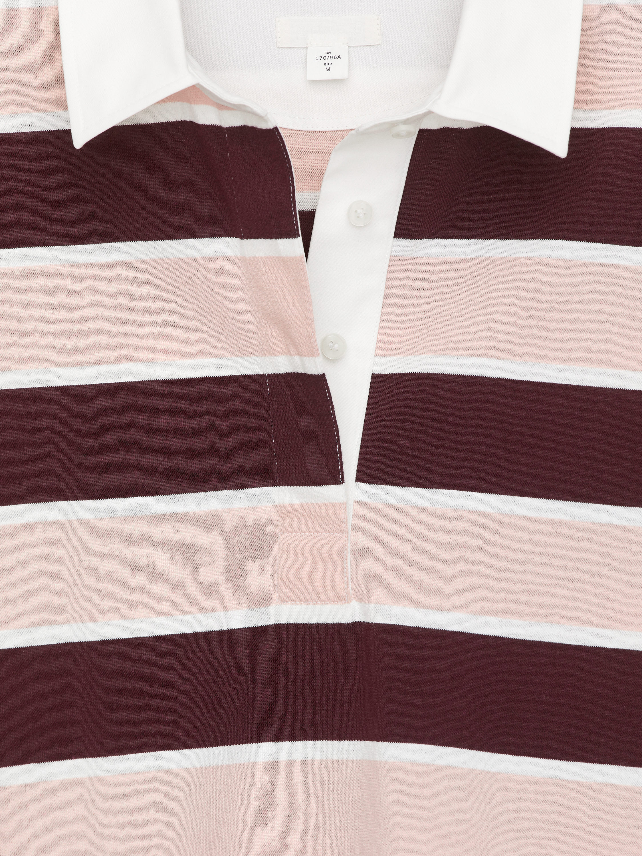 Short-Sleeve Polo Shirt - Dark Red/Pink - Regular fit - Women - StillMedia/DescriptiveDetail - 1