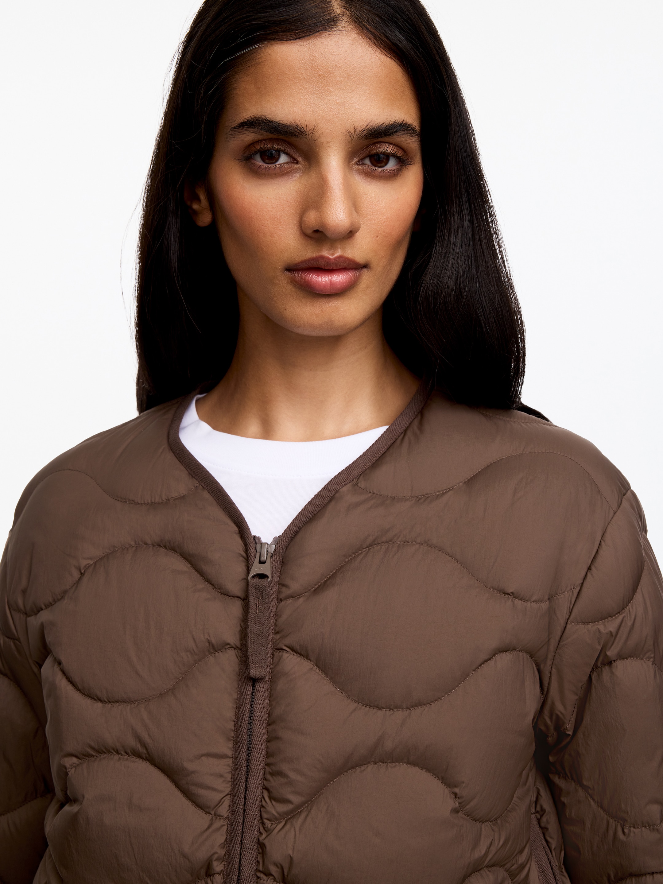 Re:Down Quilted Liner Jacket - Brown - Regular fit - women - StillMedia/Lookbook - 6