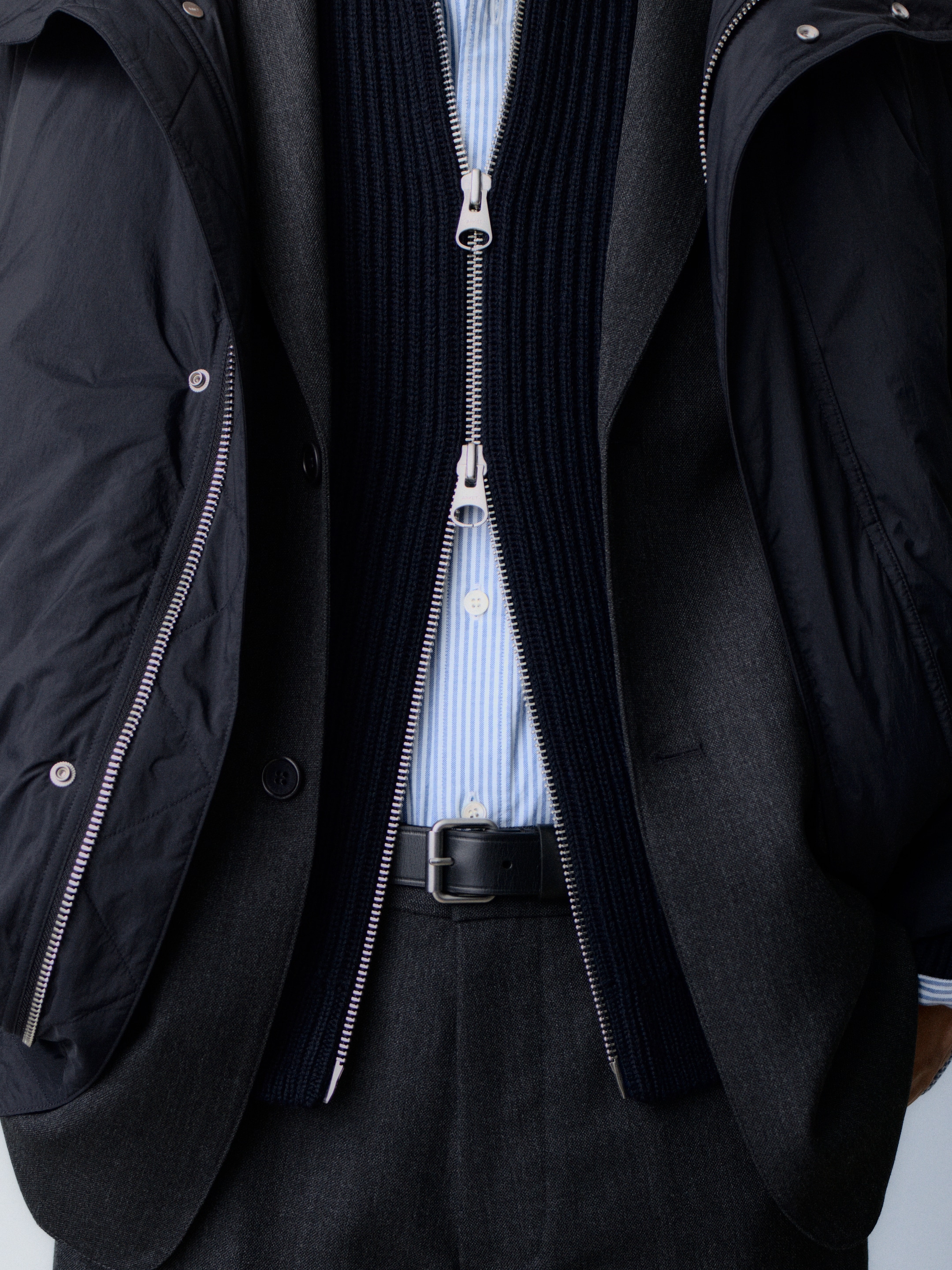 Giacca con cappuccio Re:Down - Nero - Regular fit - men - StillMedia/Environmental - 1