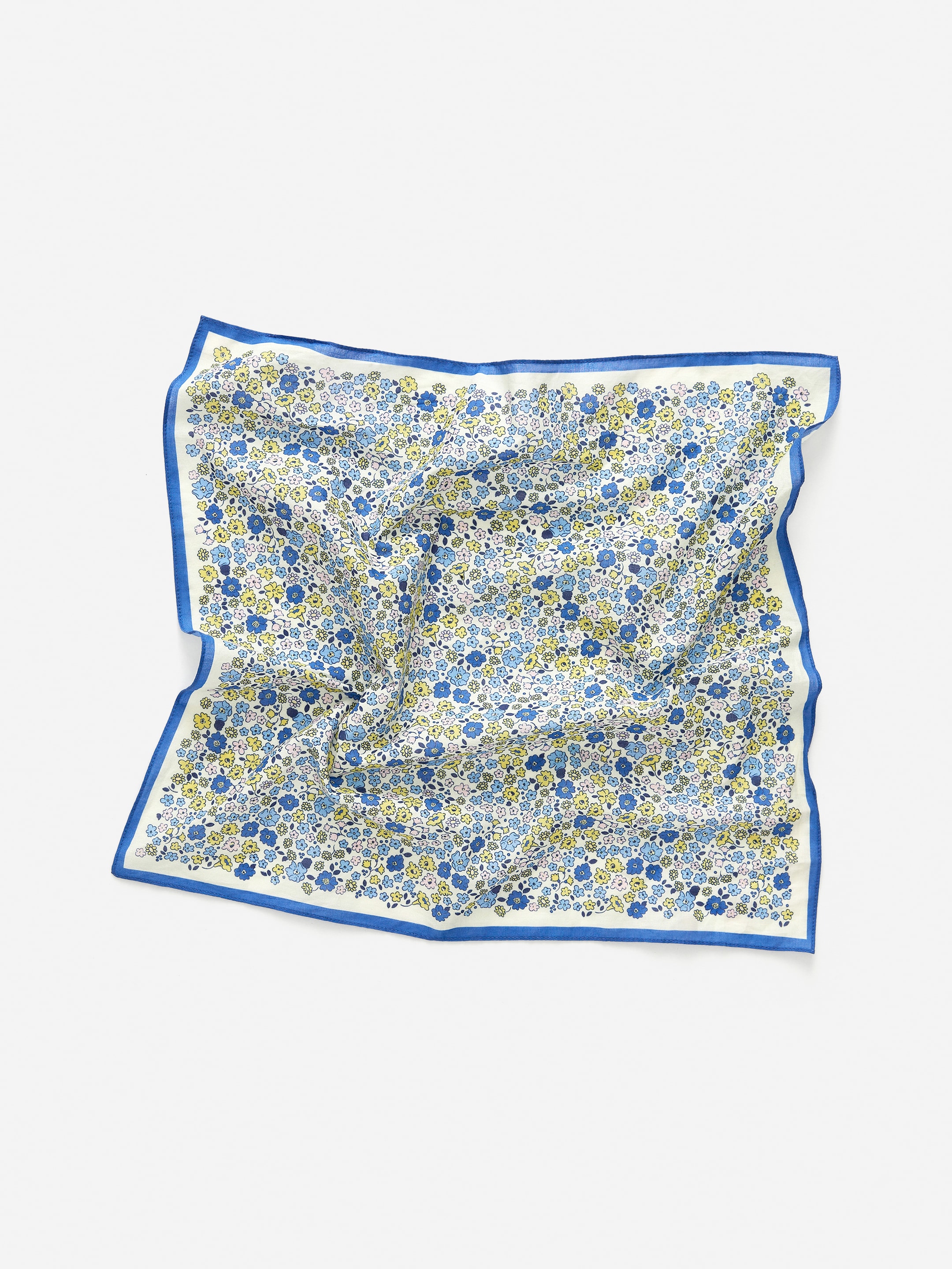 Scarf i bomull - Blå/Blommig - Children - StillMedia/DescriptiveStillLife - 5