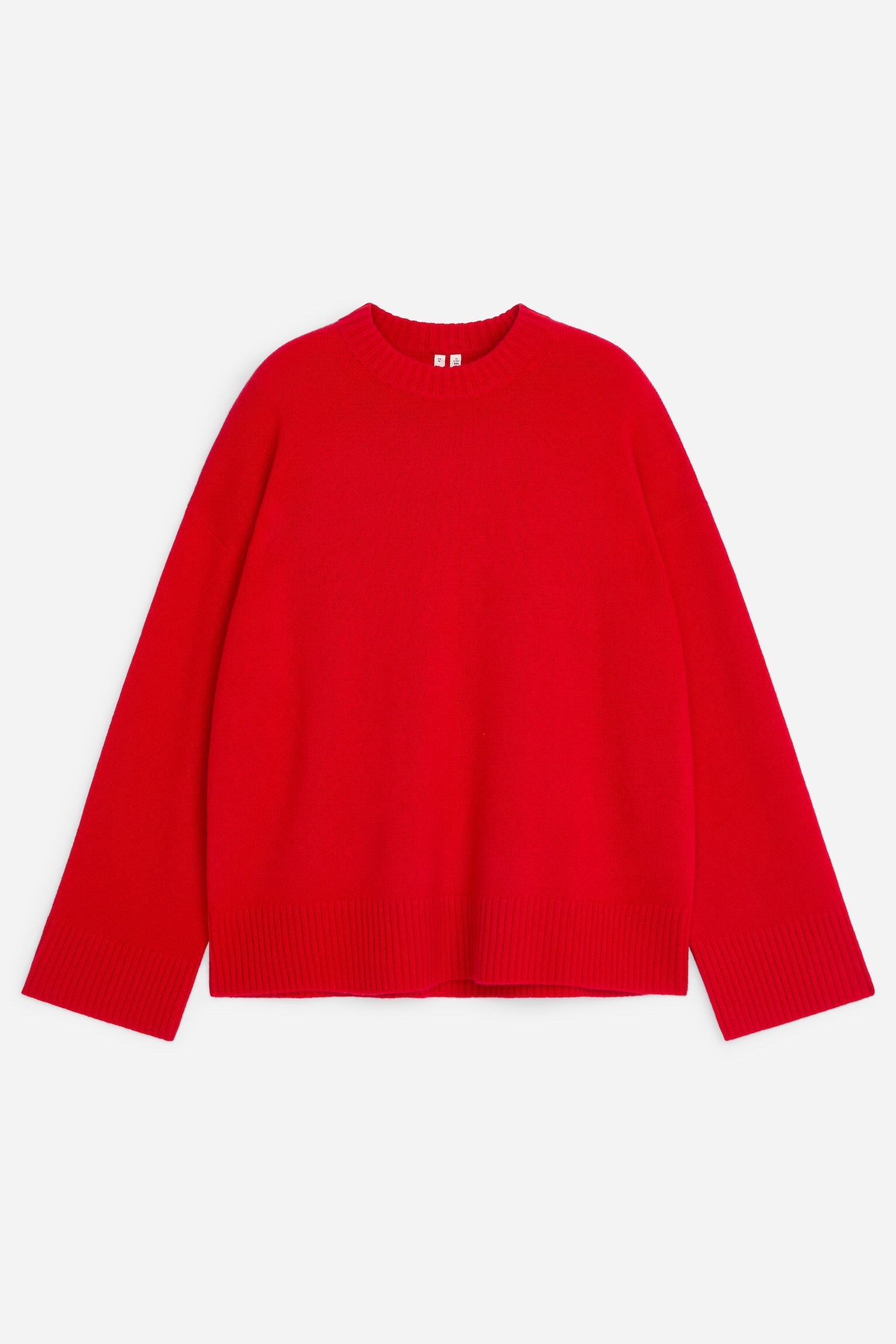 Oversized Pure Cashmere Jumper - Červená/Burgundy/Tmavě modrá/Černá - 1