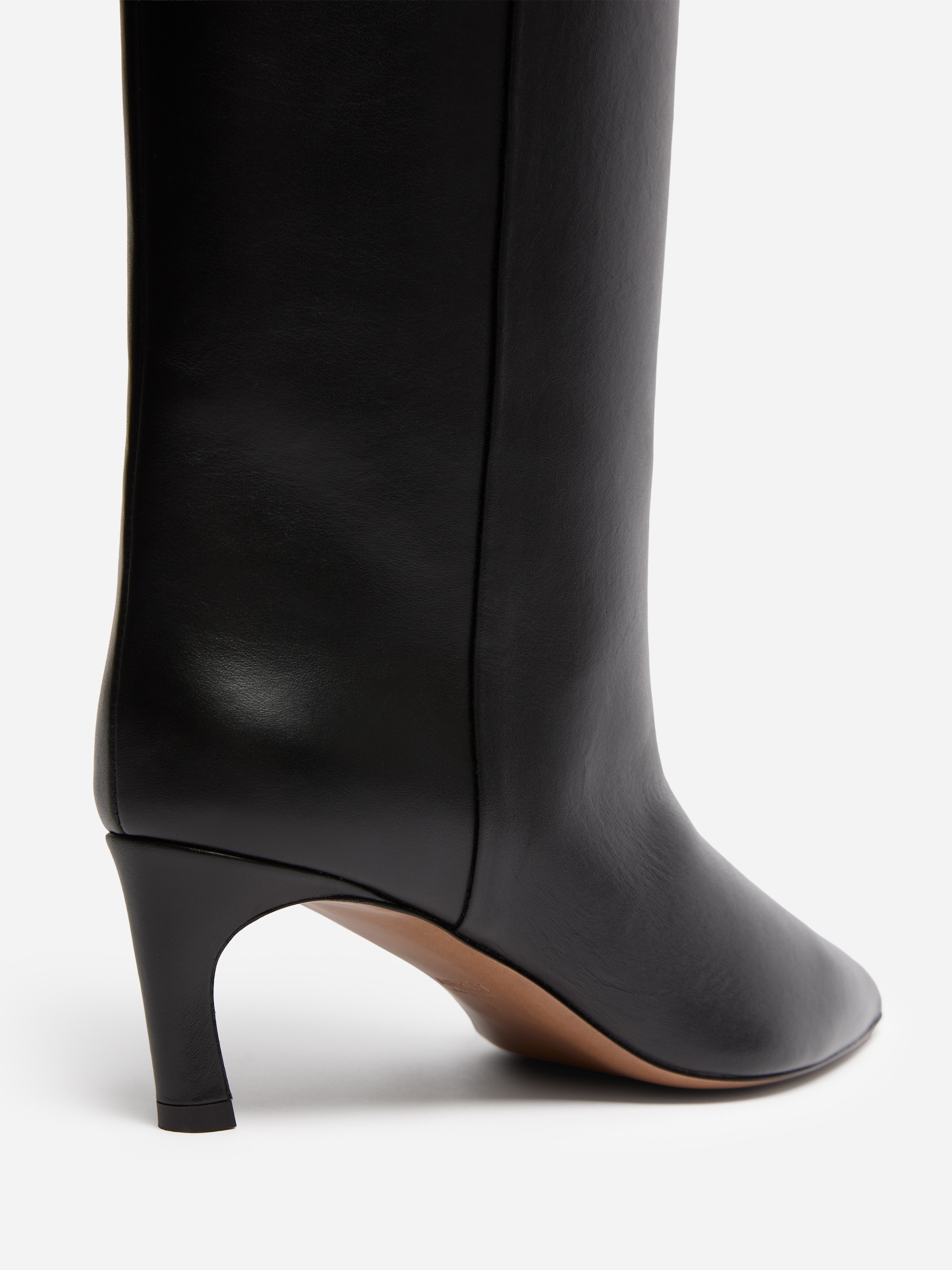 Botas de piel de caña alta - Negro - women - StillMedia/DescriptiveDetail - 3