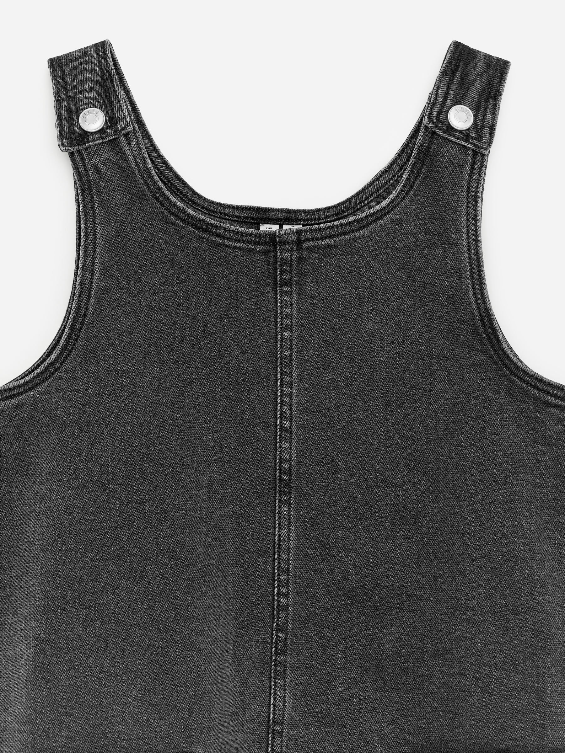 Vestido denim sin mangas - Negro - Corte relajado - Children - StillMedia/DescriptiveDetail - 3