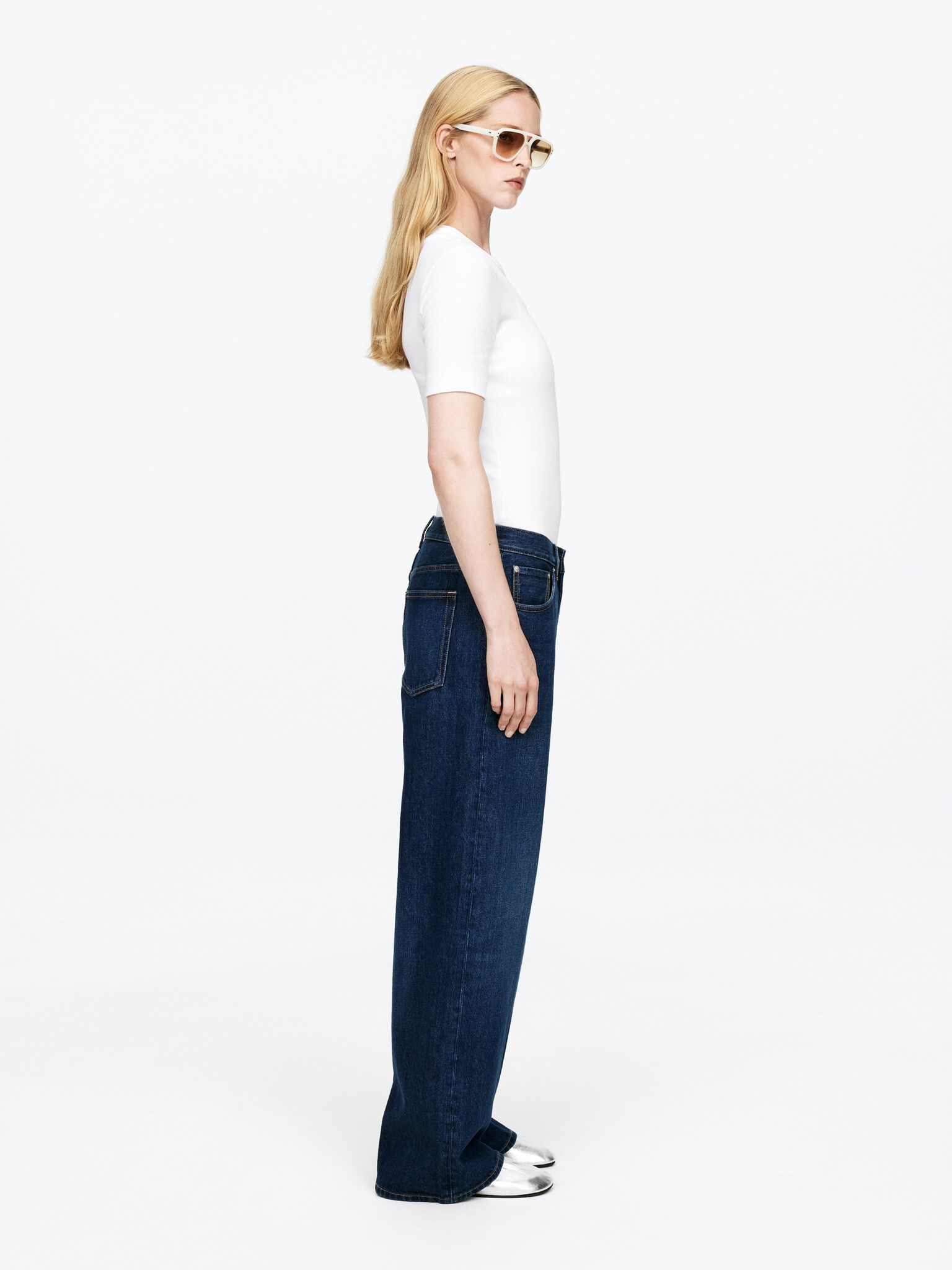 Jean large ample CLOUD - Bleu moyen/Bleu foncé/gris/Bleu délavé/Bleu moyen/Bleu foncé - 6