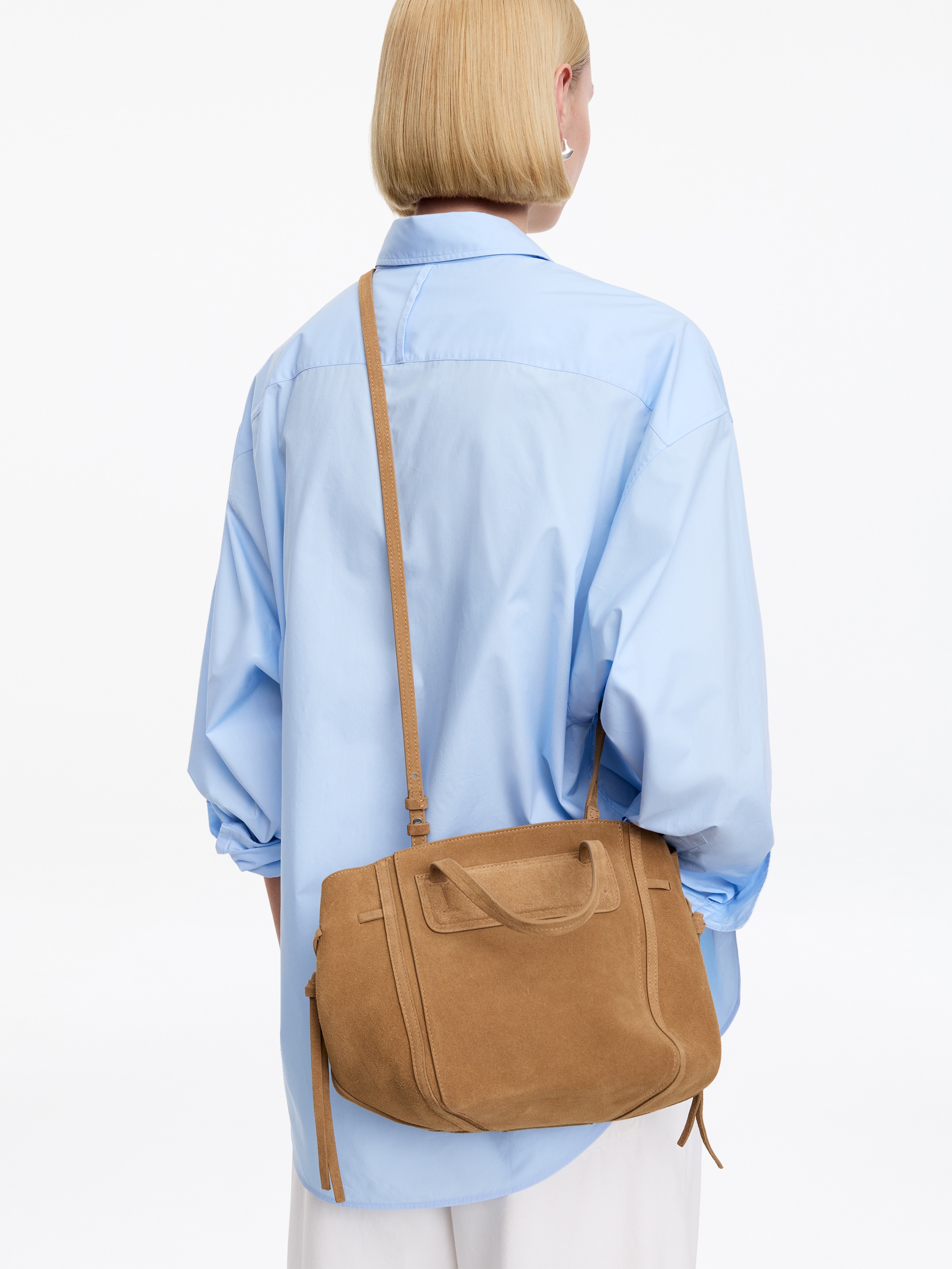 Bolso de piel estilo tote - Marrón - Women - StillMedia/Lookbook - 5