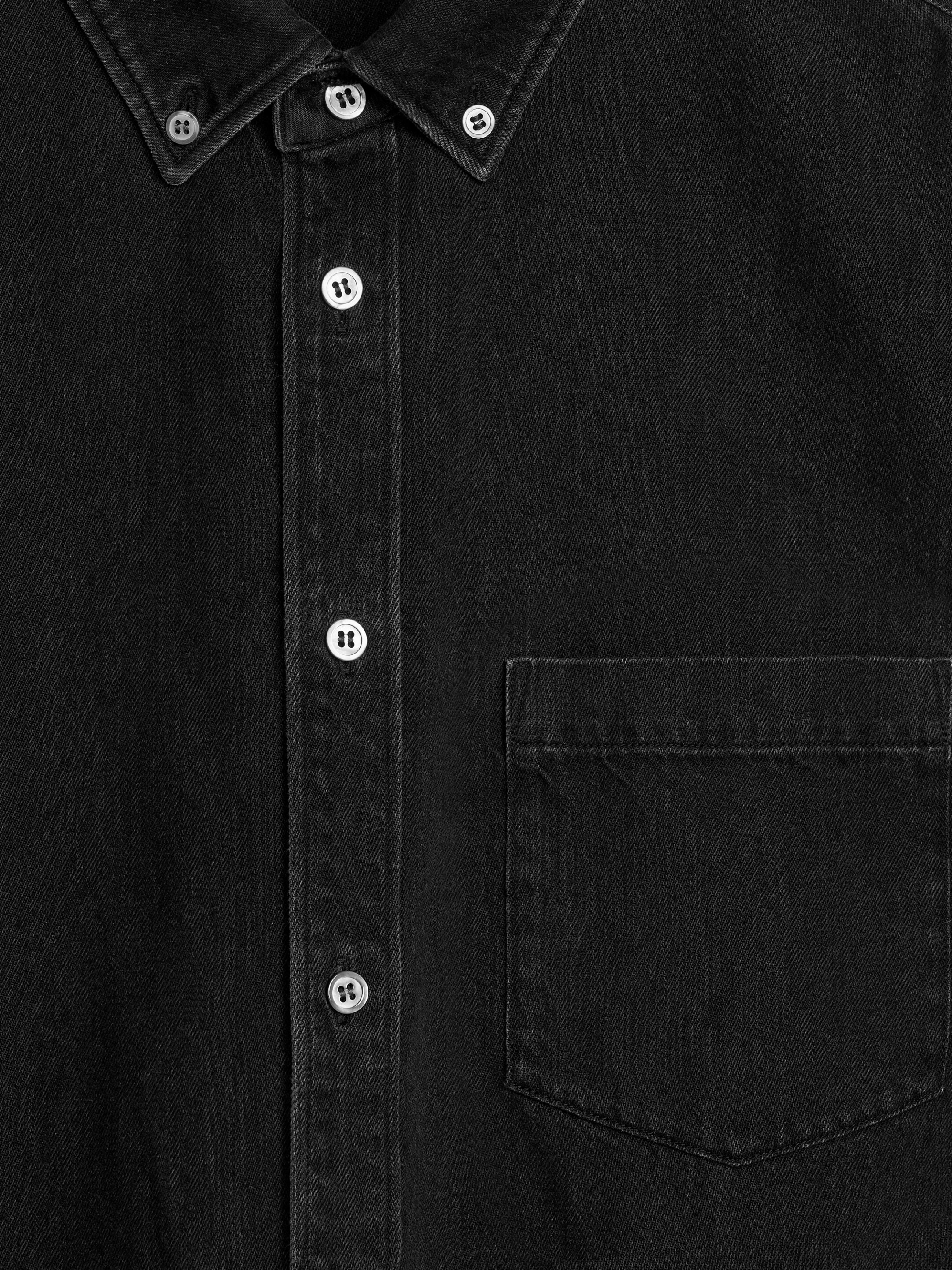 Größeres Bild anzeigen: Jeanshemd - Schwarz - Men | H&M AT 6