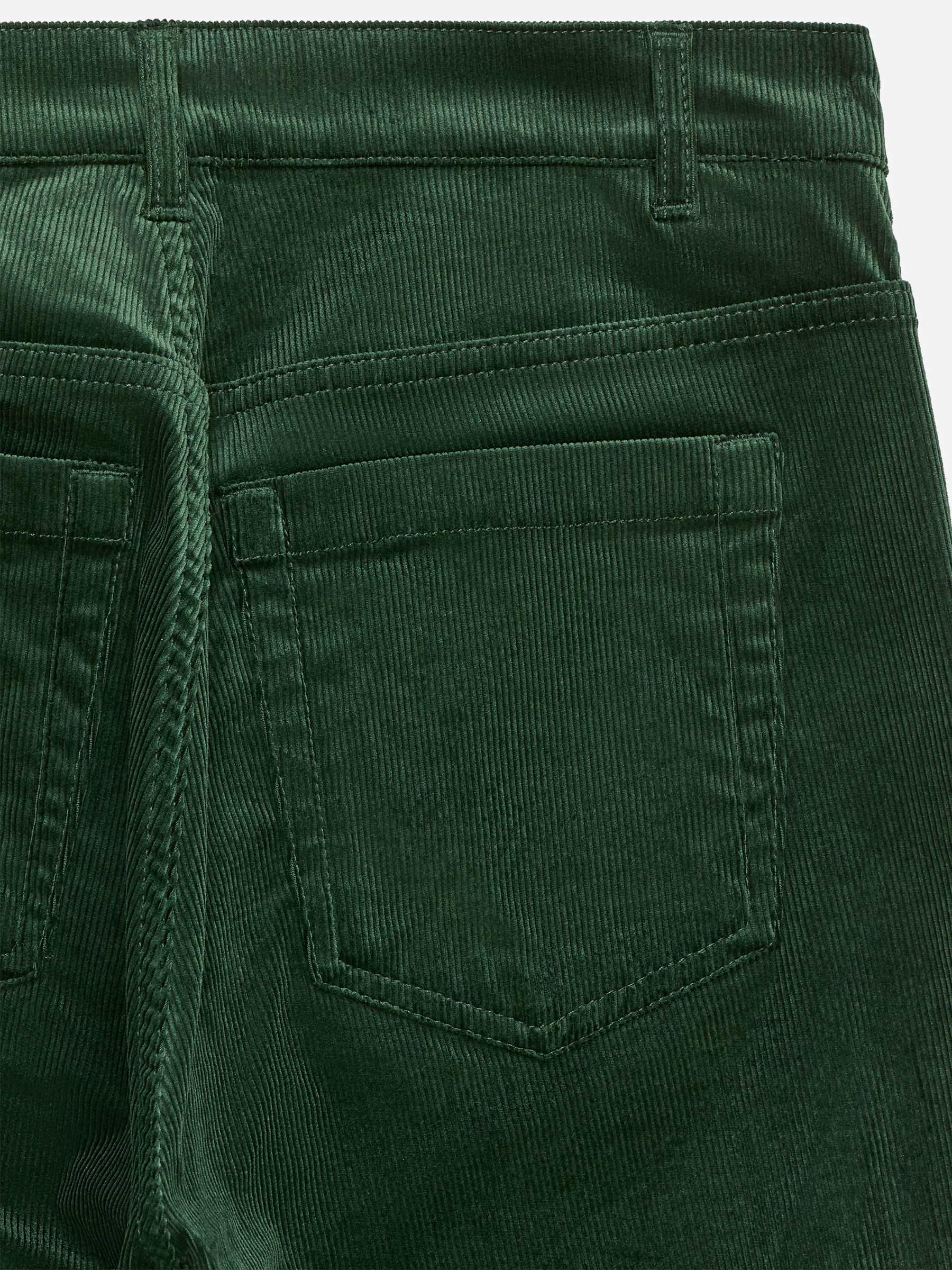 LUPINE Flared Corduroy Jeans - Dark Green - Slim fit - Women - StillMedia/DescriptiveDetail - 1