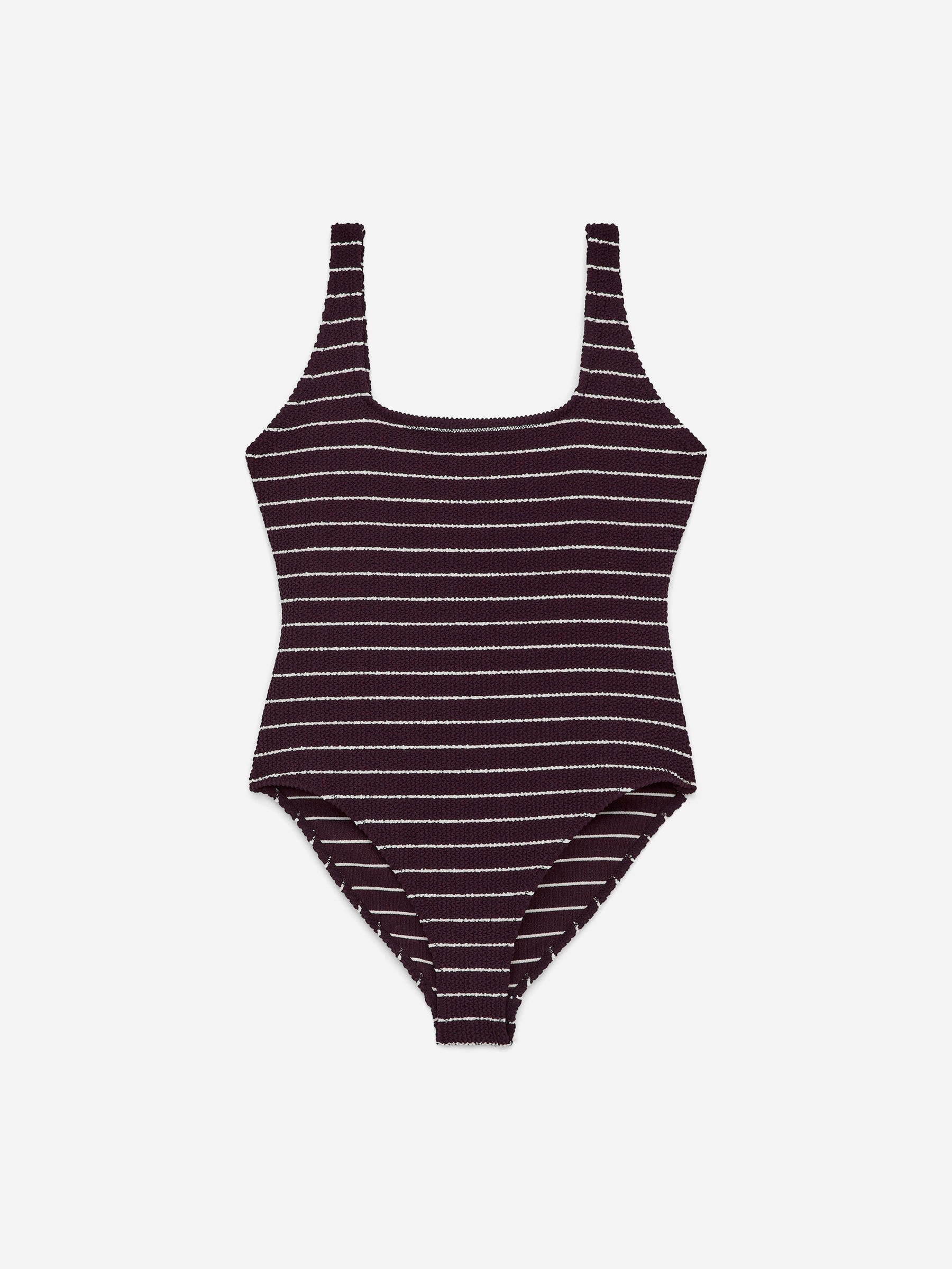 Textured Swimsuit - Burgundy/White - Women - StillMedia/DescriptiveStillLife - 2