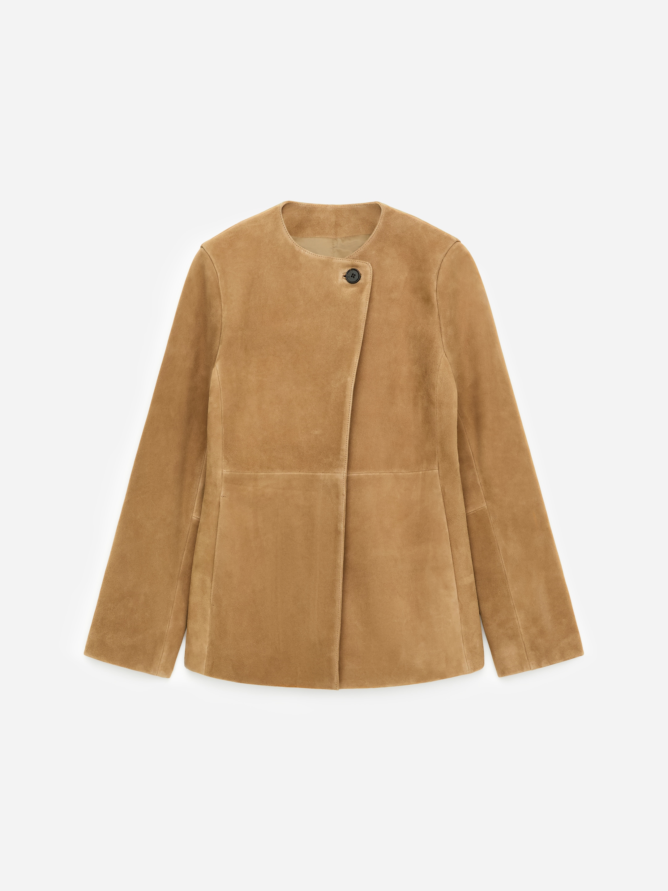 Suede Jacket-#A98968-17482