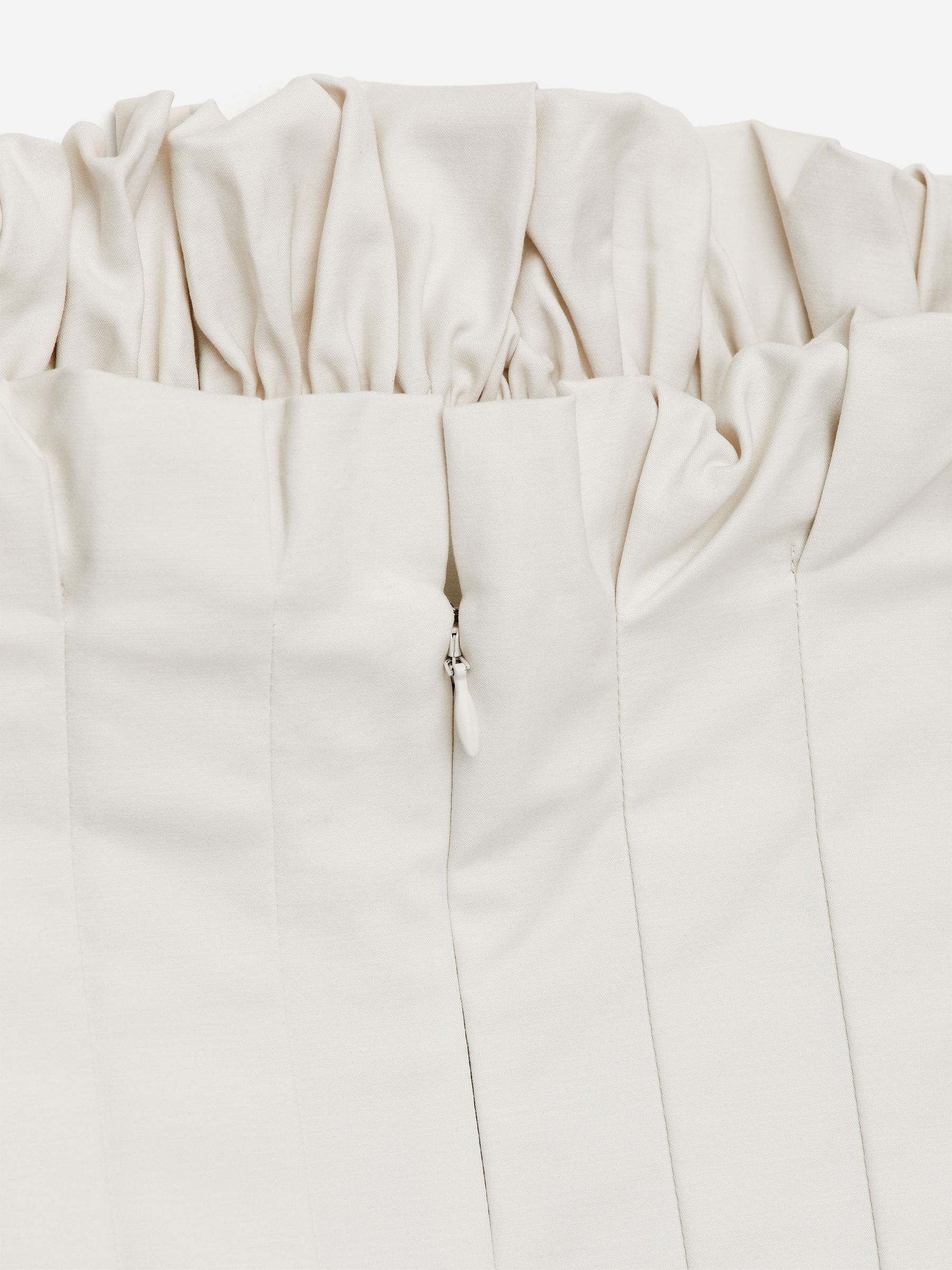 Pleated Bustier - Off White - Slim fit - Women - StillMedia/DescriptiveDetail - 1