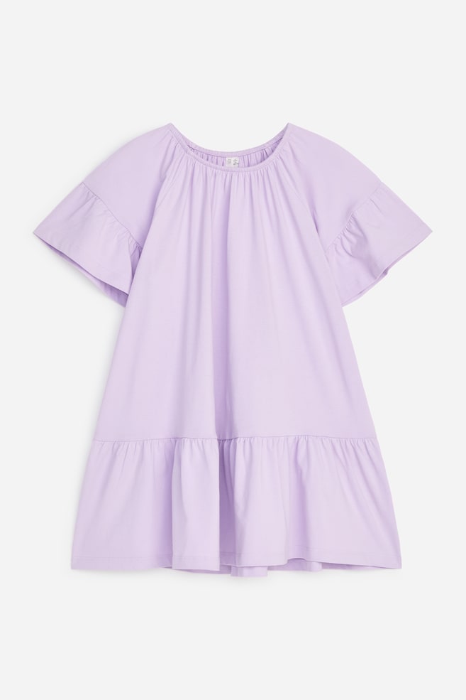 Cotton Dress - Lilac - 1