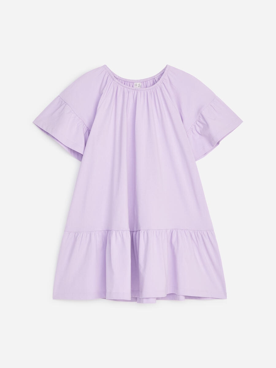 ARKET Girls  Cotton Dress Purple,  size 86/92