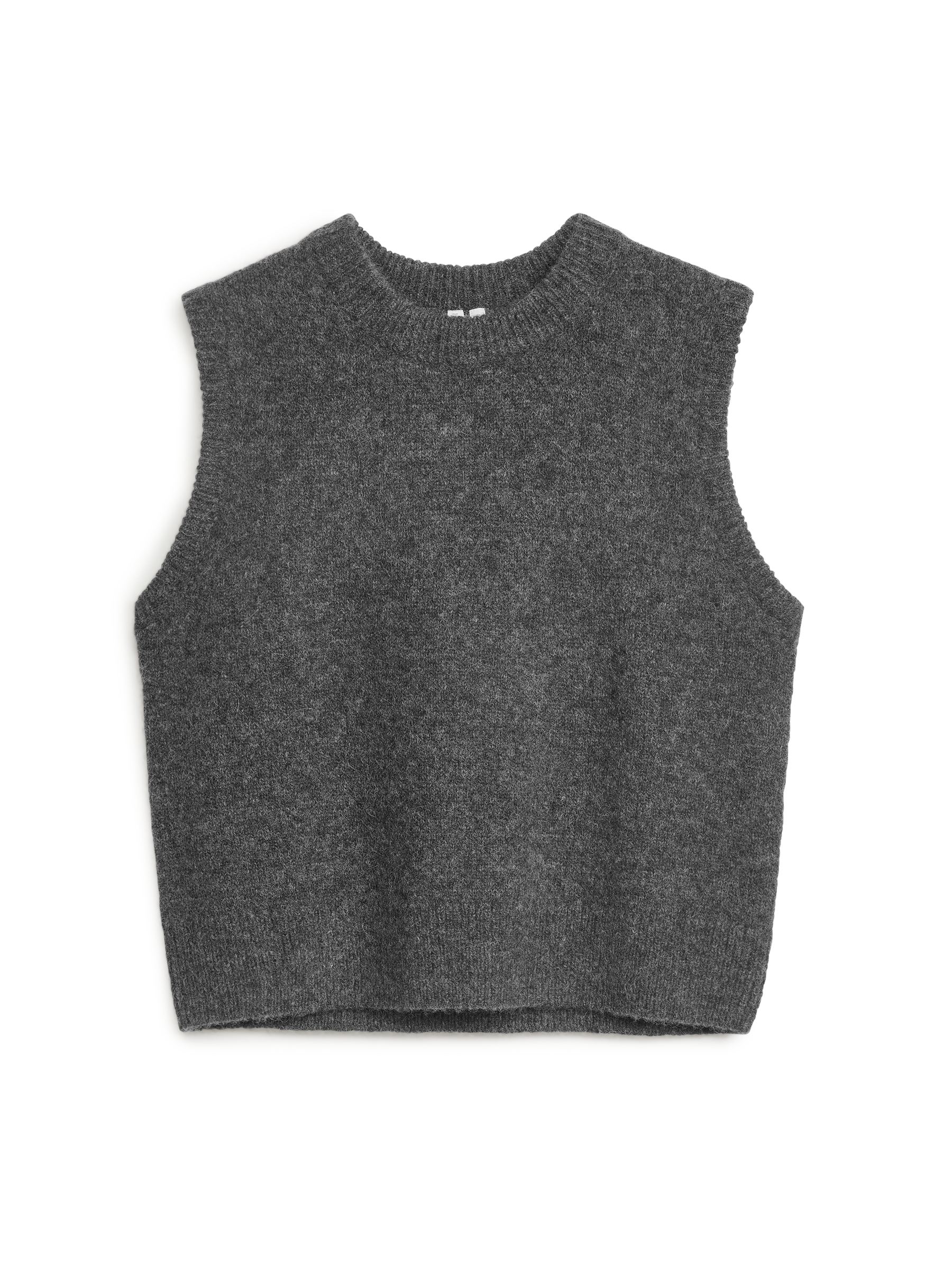 Weste aus Alpaka-Mischung - Graumeliert - Regular Fit - Damen - StillMedia/DescriptiveStillLife - 14