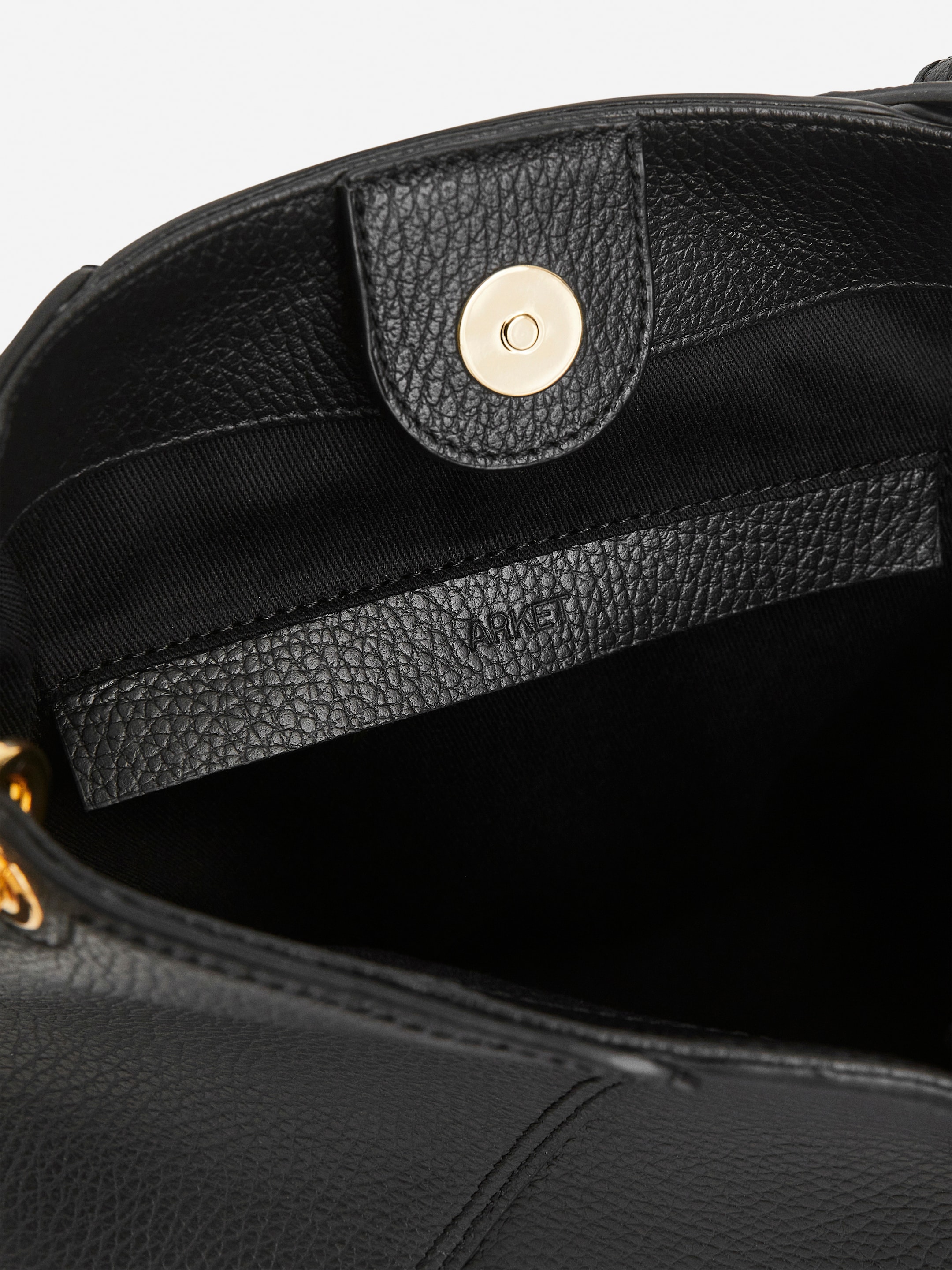 Ingrandisci l'immagine: Mid-Size Leather Bag - Black - DONNA | H&M CH 5