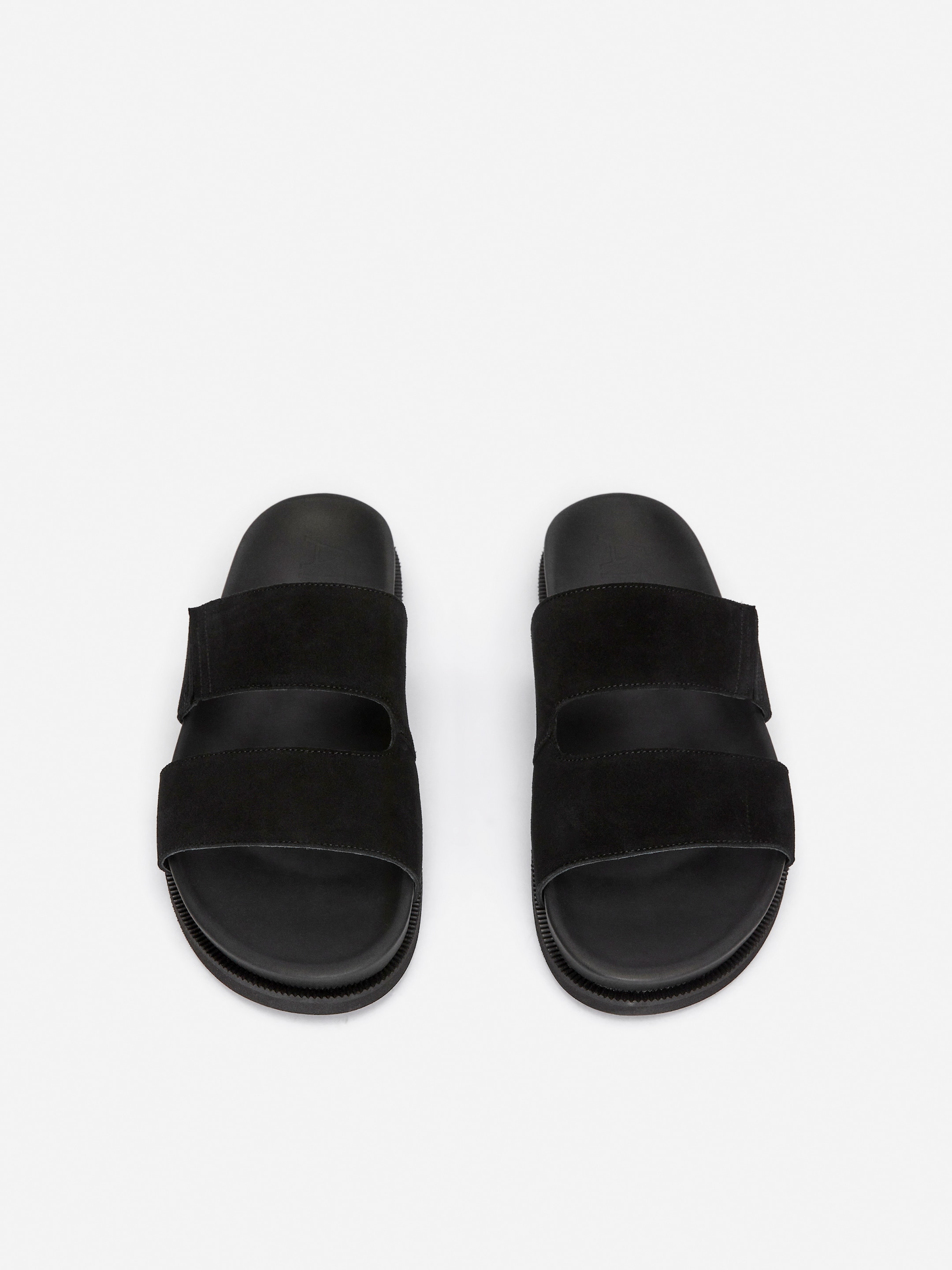 Suede Sandals - Black - Men - StillMedia/DescriptiveStillLife - 5