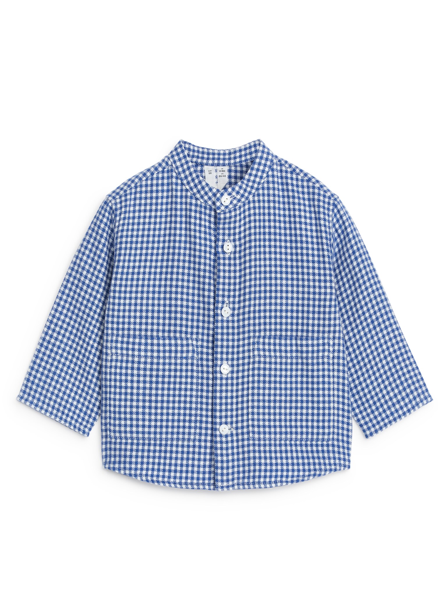 Flanellhemd - Weiß/Blau - 1