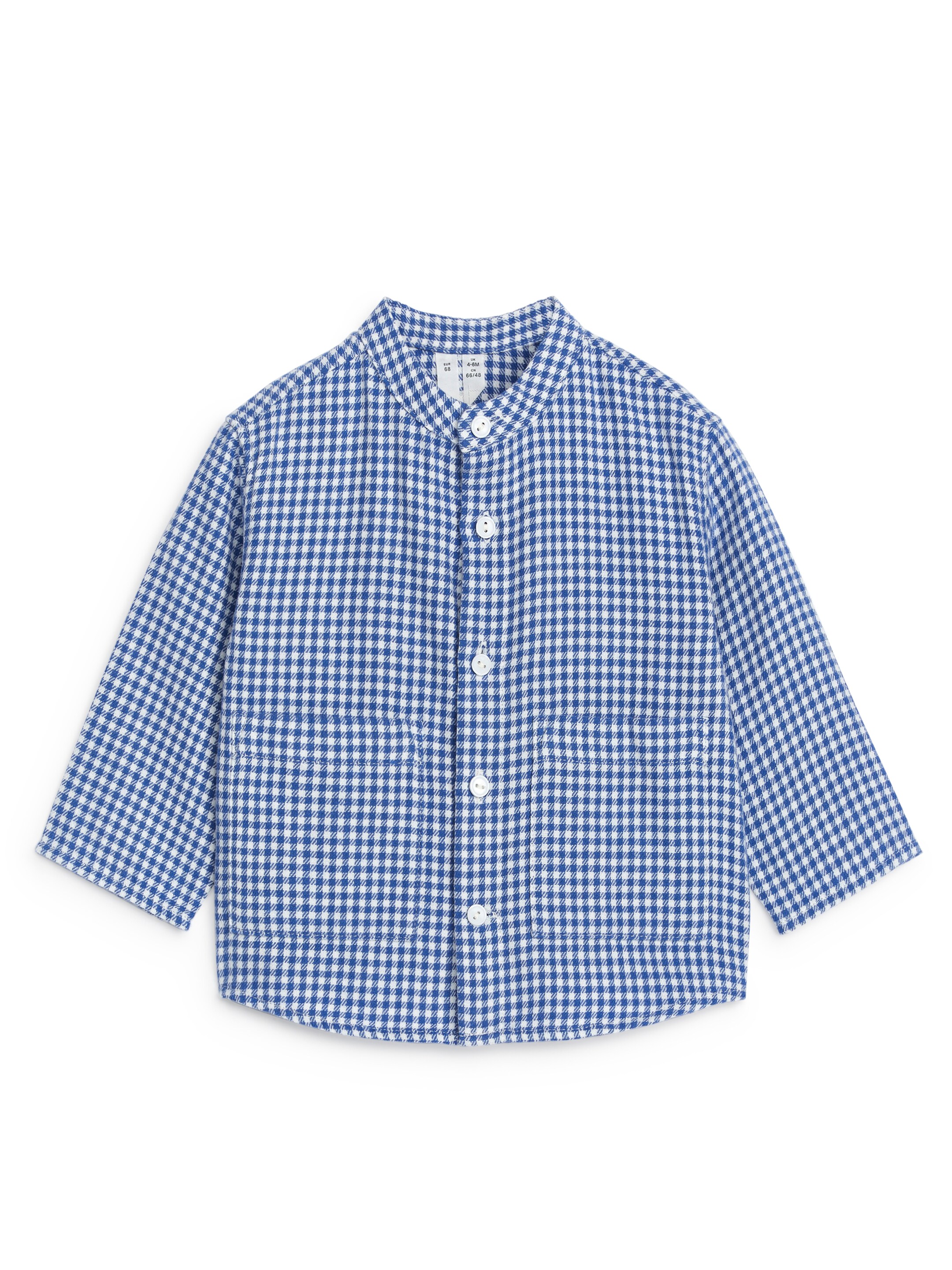 Ingrandisci l'immagine: Flannel Shirt - White/Blue - BAMBINO | H&M CH 1